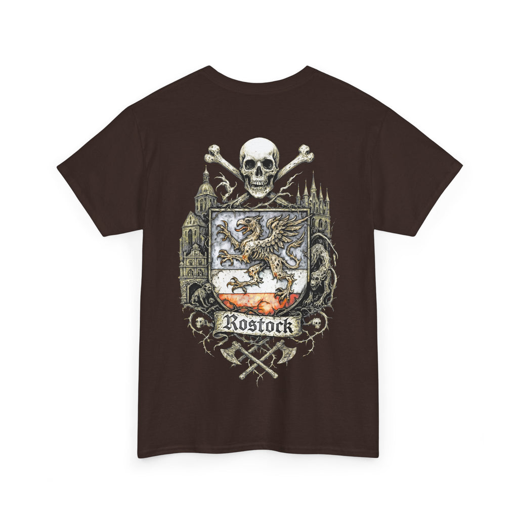Rostock: Front-/Backprint, Unisex T-Shirt **Grimwater-Edition**