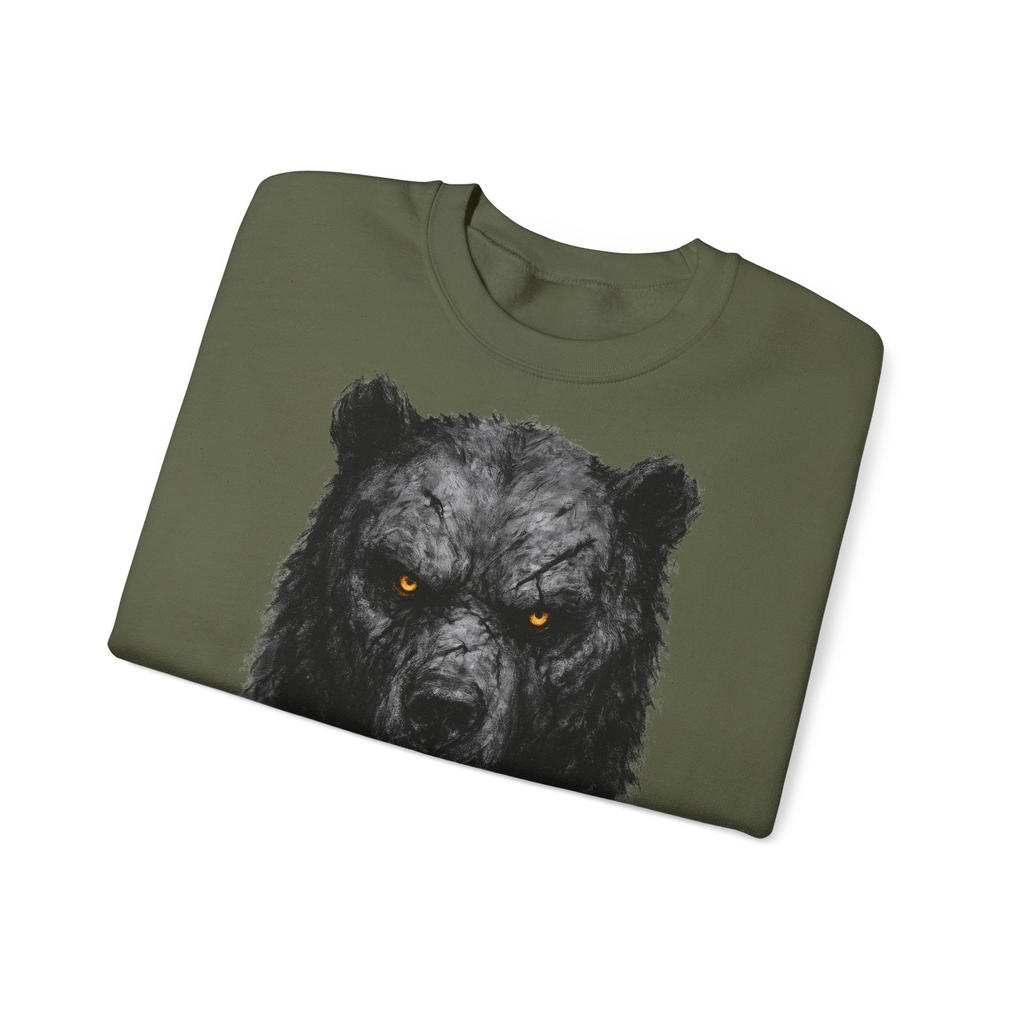 Bär: Animals-Collection, Frontprint, Unisex Sweatshirt, Bear Spirit