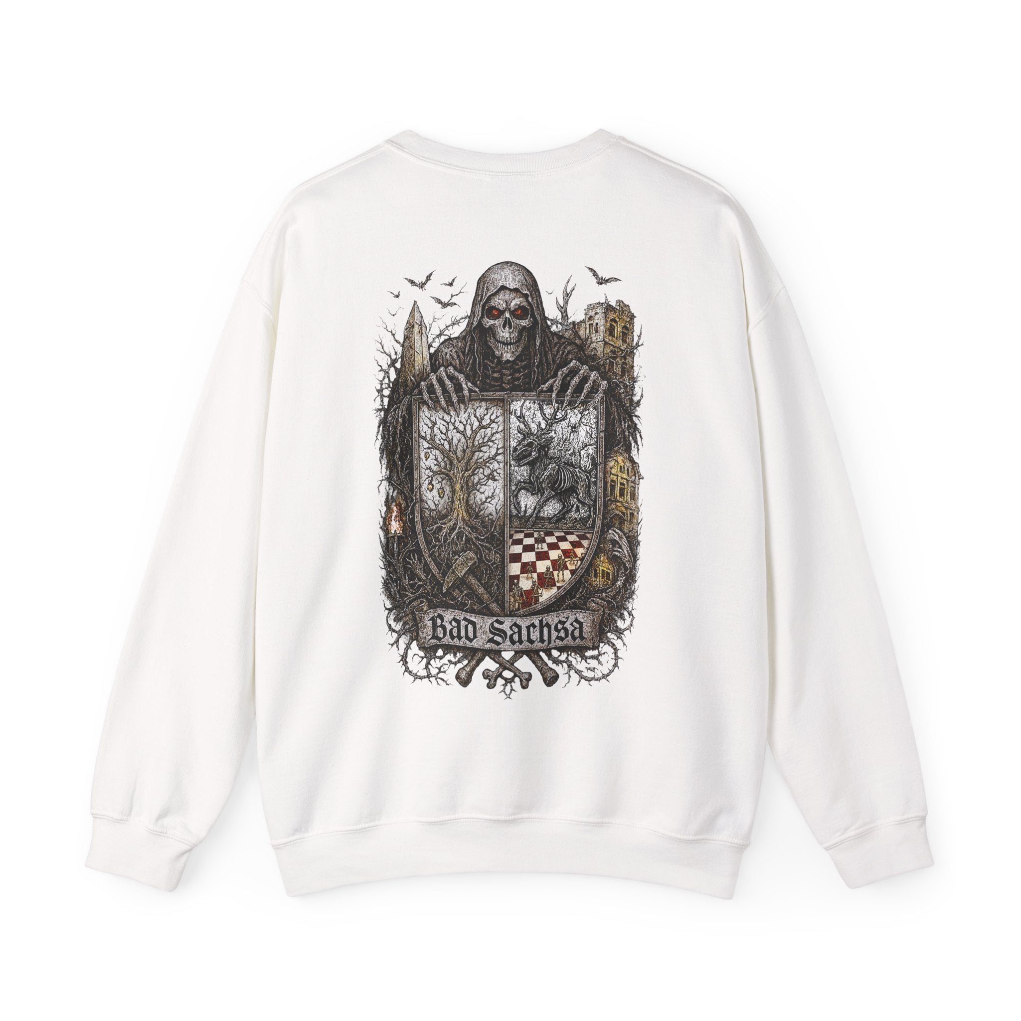 Bad Sachsa: Front-/Backprint, Unisex Sweatshirt **Grimwater-Edition**