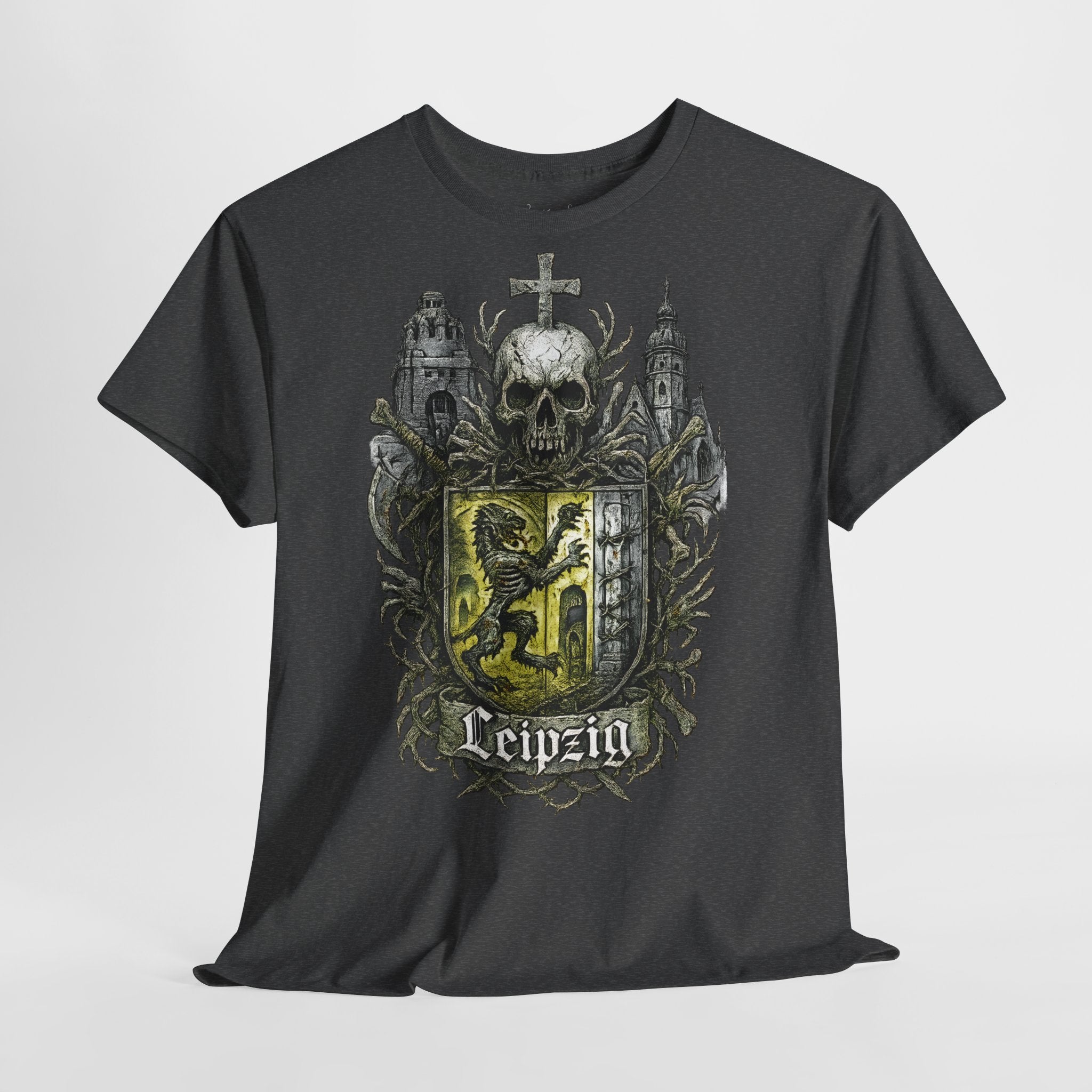 Leipzig: Frontprint, Unisex T-Shirt **Grimwater-Edition**