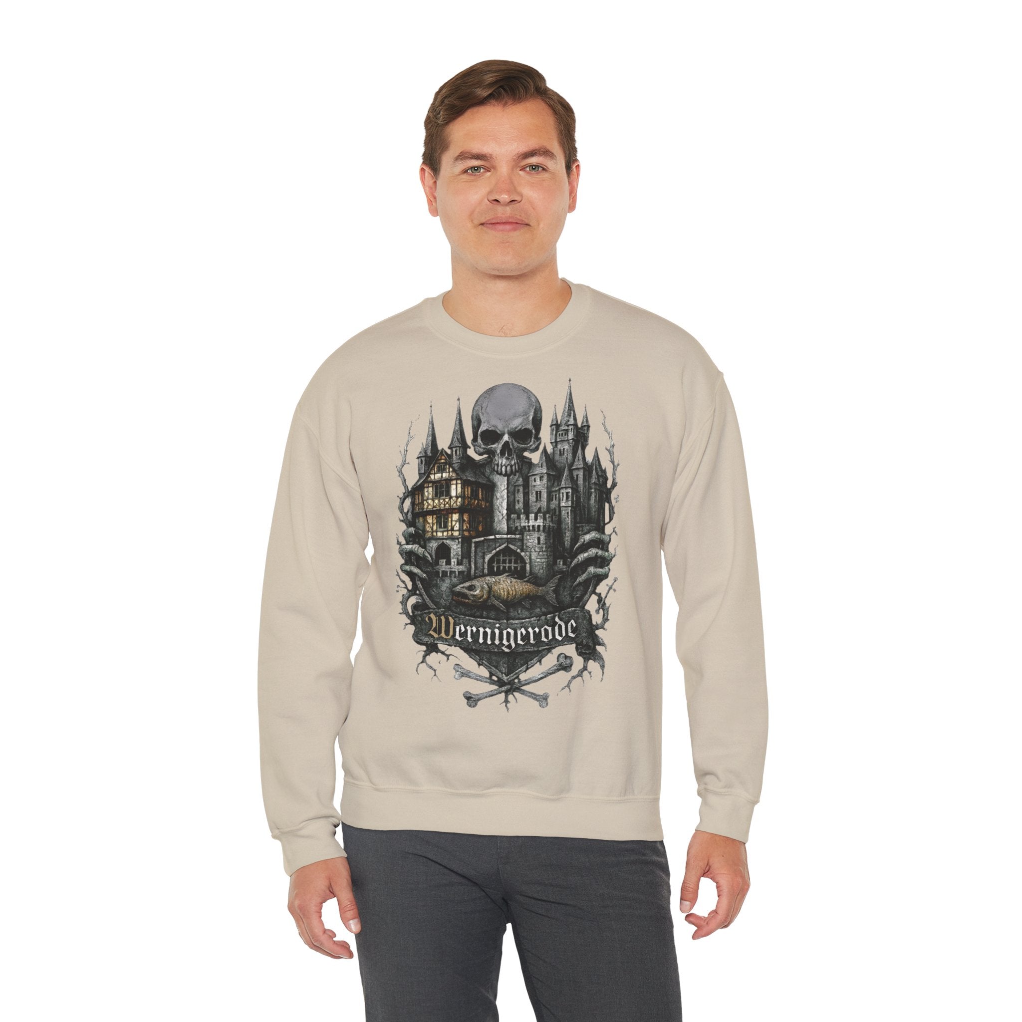 Wernigerode: Harz-Collection, Frontprint, Unisex Sweatshirt **Grimwater-Edition**