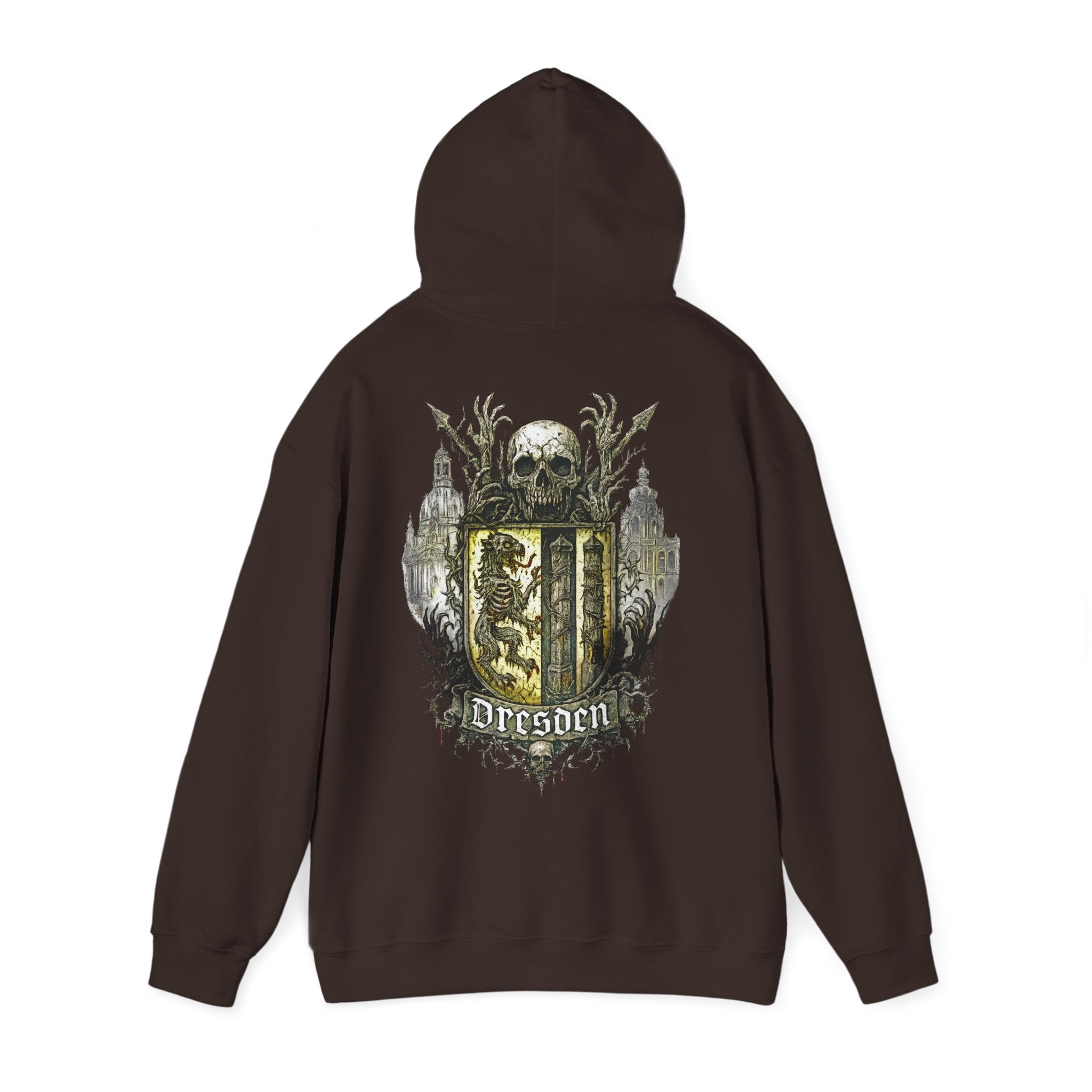 Dresden: Front-/Backprint, Unisex Hoodie **Grimwater-Edition**