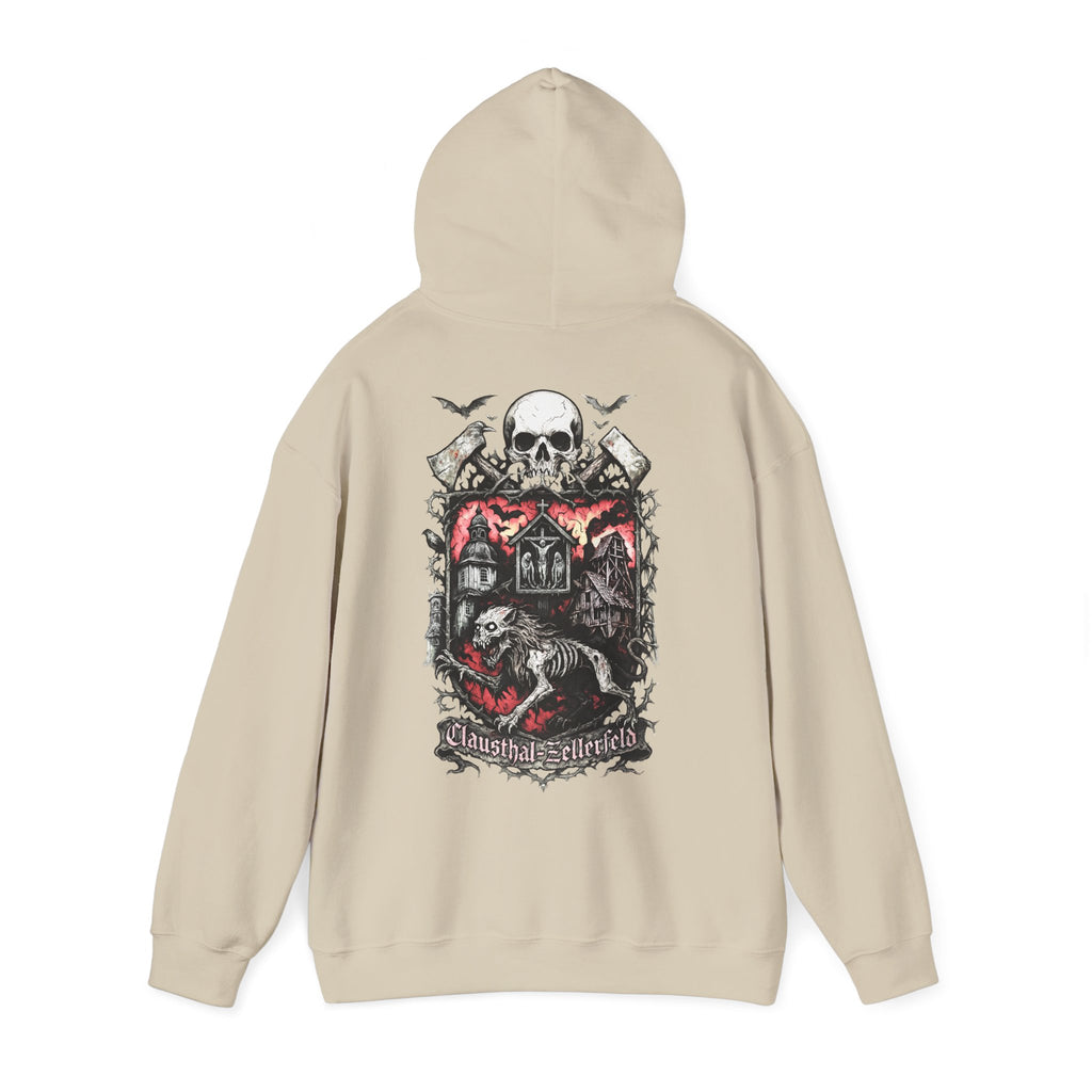 Clausthal-Zellerfeld: Front-/Backprint Unisex Hoodie **Grimwater-Edition**