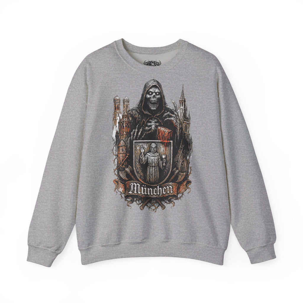 München: Frontprint, Unisex Sweatshirt **Grimwater-Edition** Munich