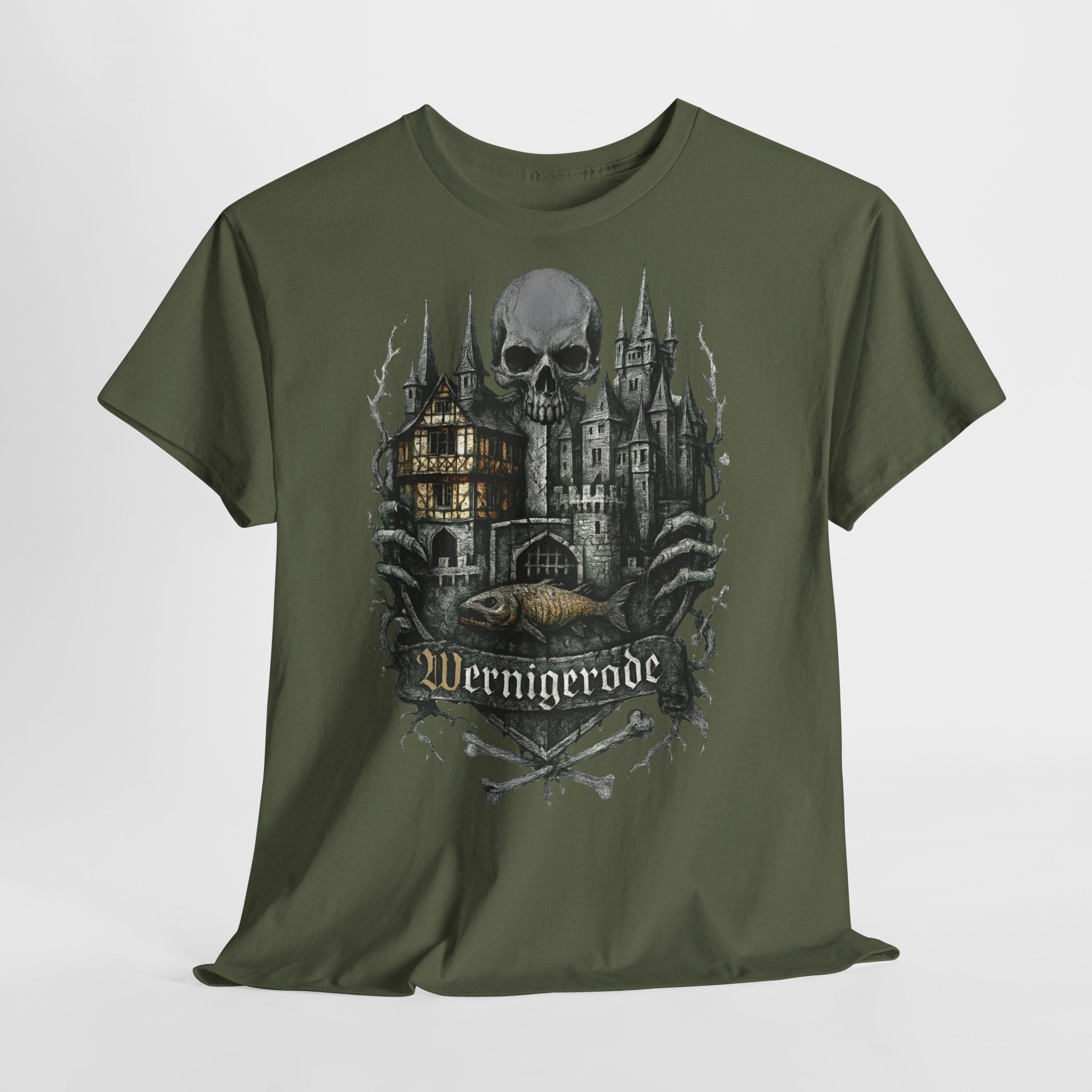 Wernigerode: Frontprint, Unisex T-Shirt **Grimwater-Edition**