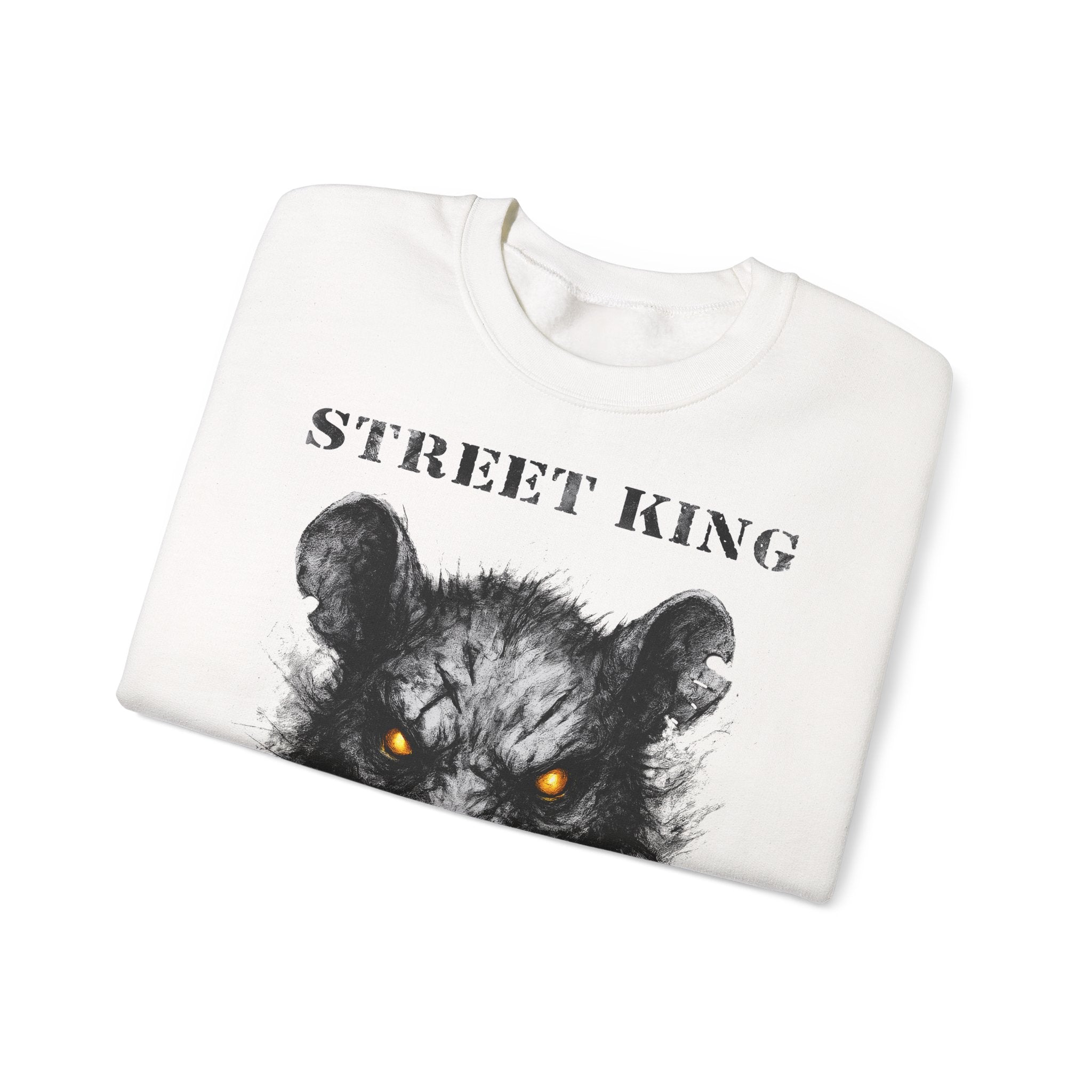 Rat - Street King: Animals-Collection, Frontprint, Unisex Sweatshirt