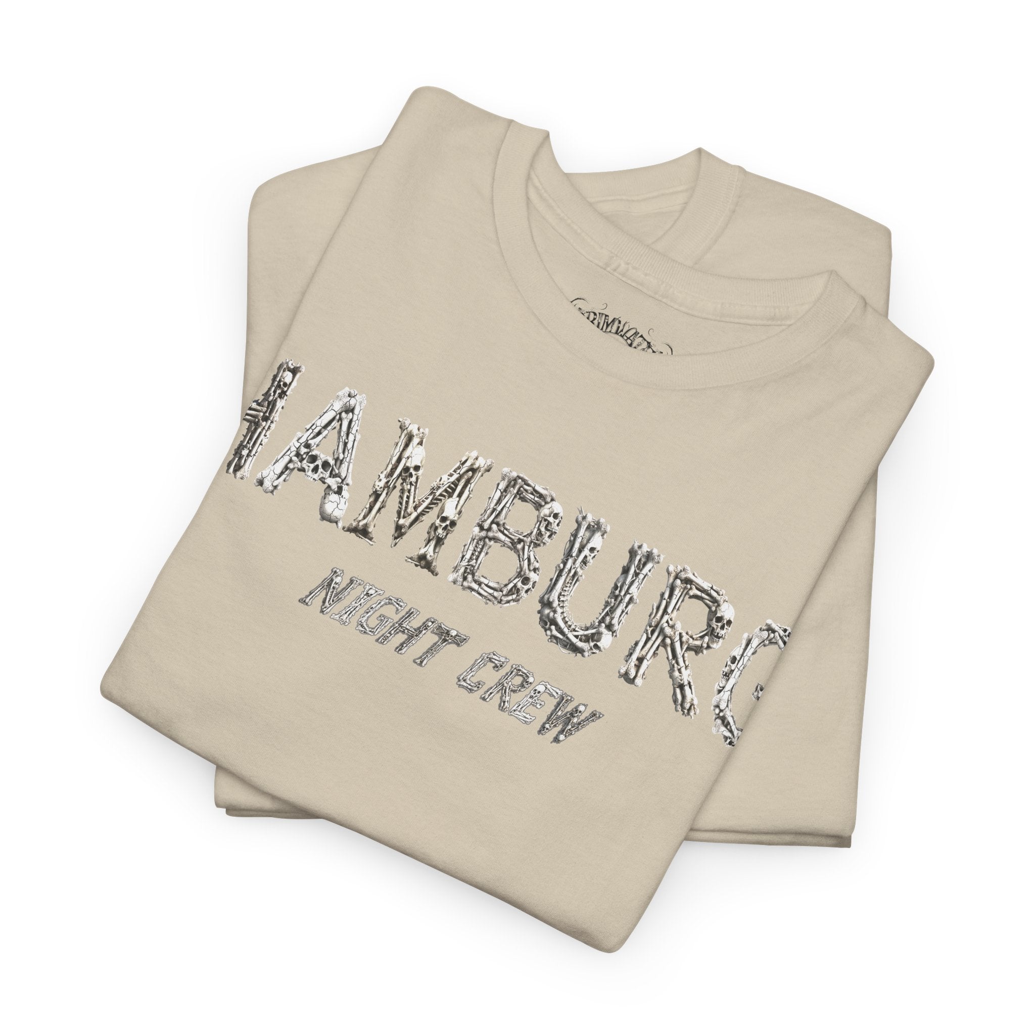 Hamburg "Night Crew" - Front-/Backprint, Unisex T-Shirt: **Grimwater-Edition**