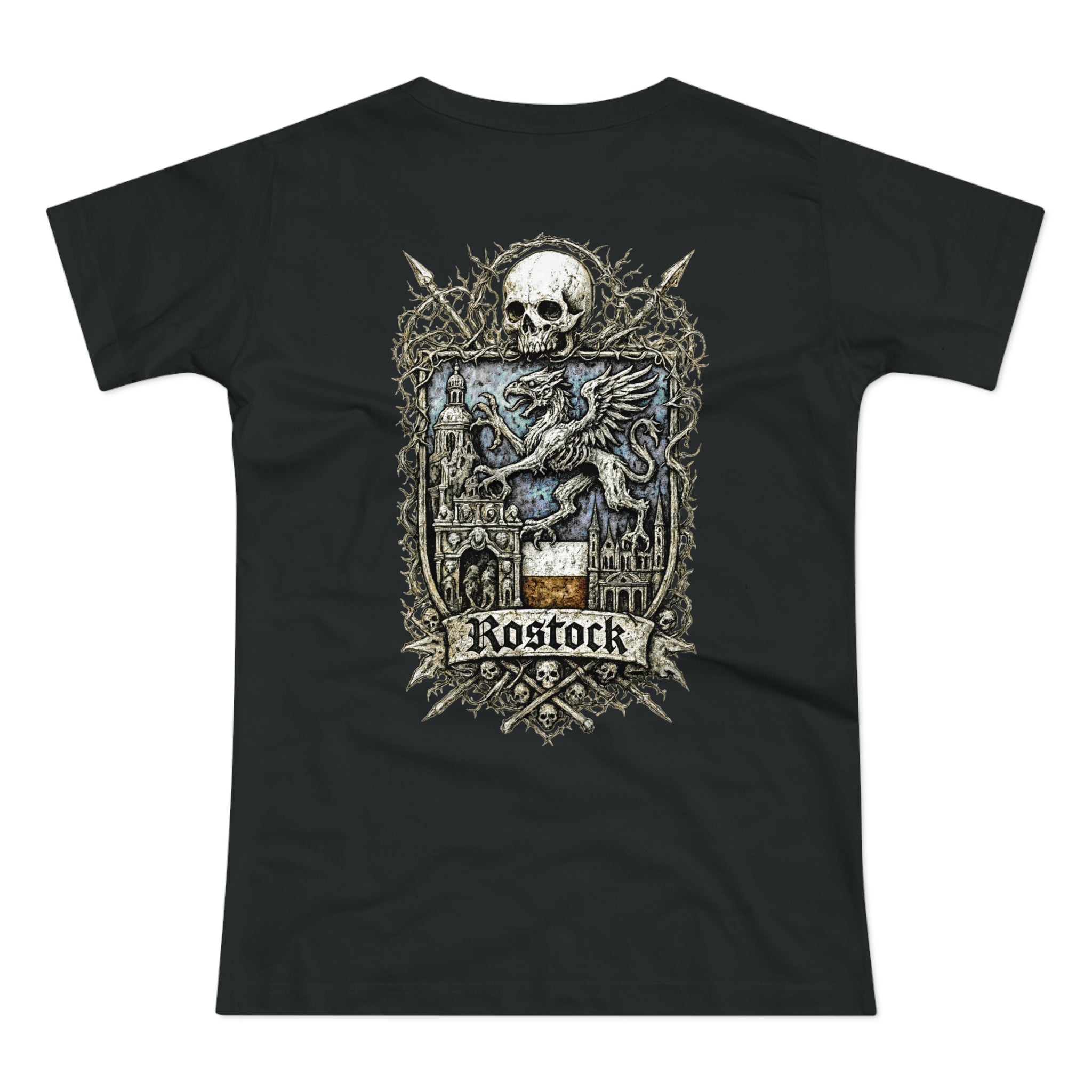 Rostock: Front-/Backprint, Womens' T-Shirt **Grimwater-Edition**