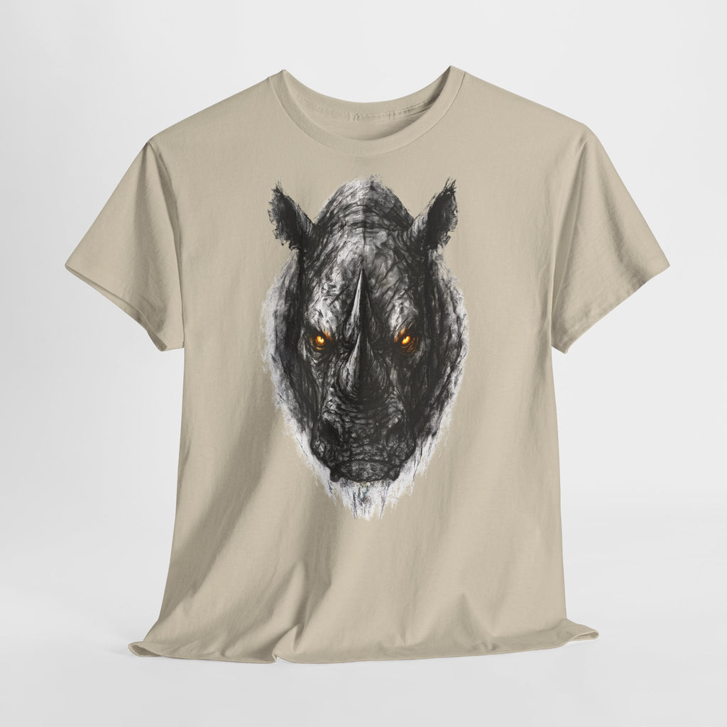 Nashorn: Frontprint, Unisex T-Shirt - Animal-Collection