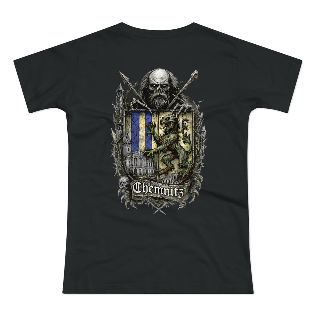 Chemnitz: Front-/Backprint, Womens' T-Shirt **Grimwater-Edition**