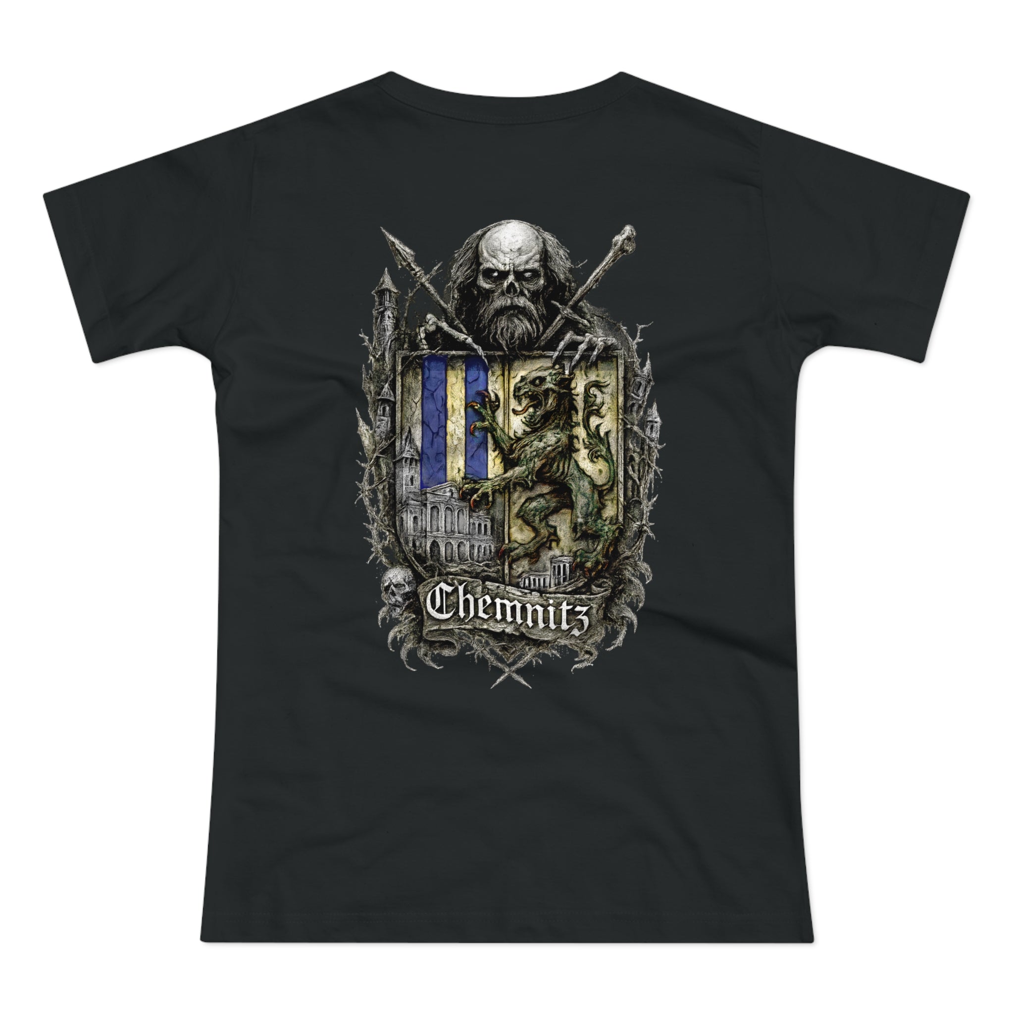 Chemnitz: Front-/Backprint, Womens' T-Shirt **Grimwater-Edition**