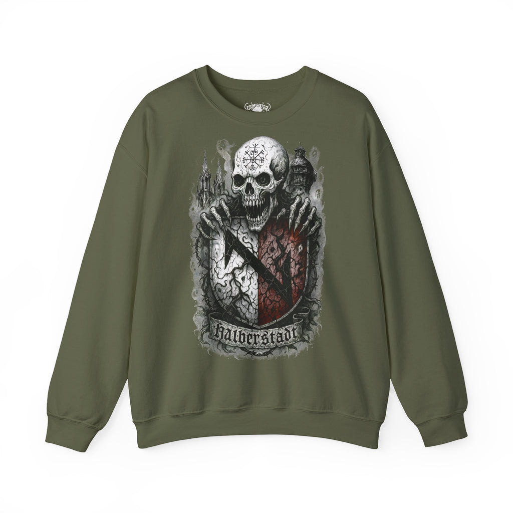 Halberstadt: Harz-Collection, Frontprint, Unisex Sweatshirt **Grimwater-Edition**