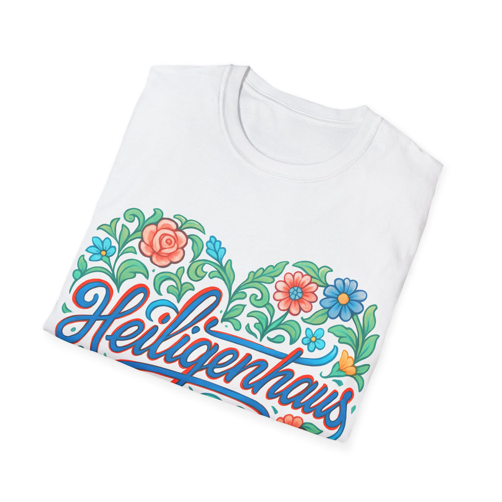 Heiligenhaus - Heart City - Slim geschnittenes Unisex T-Shirt