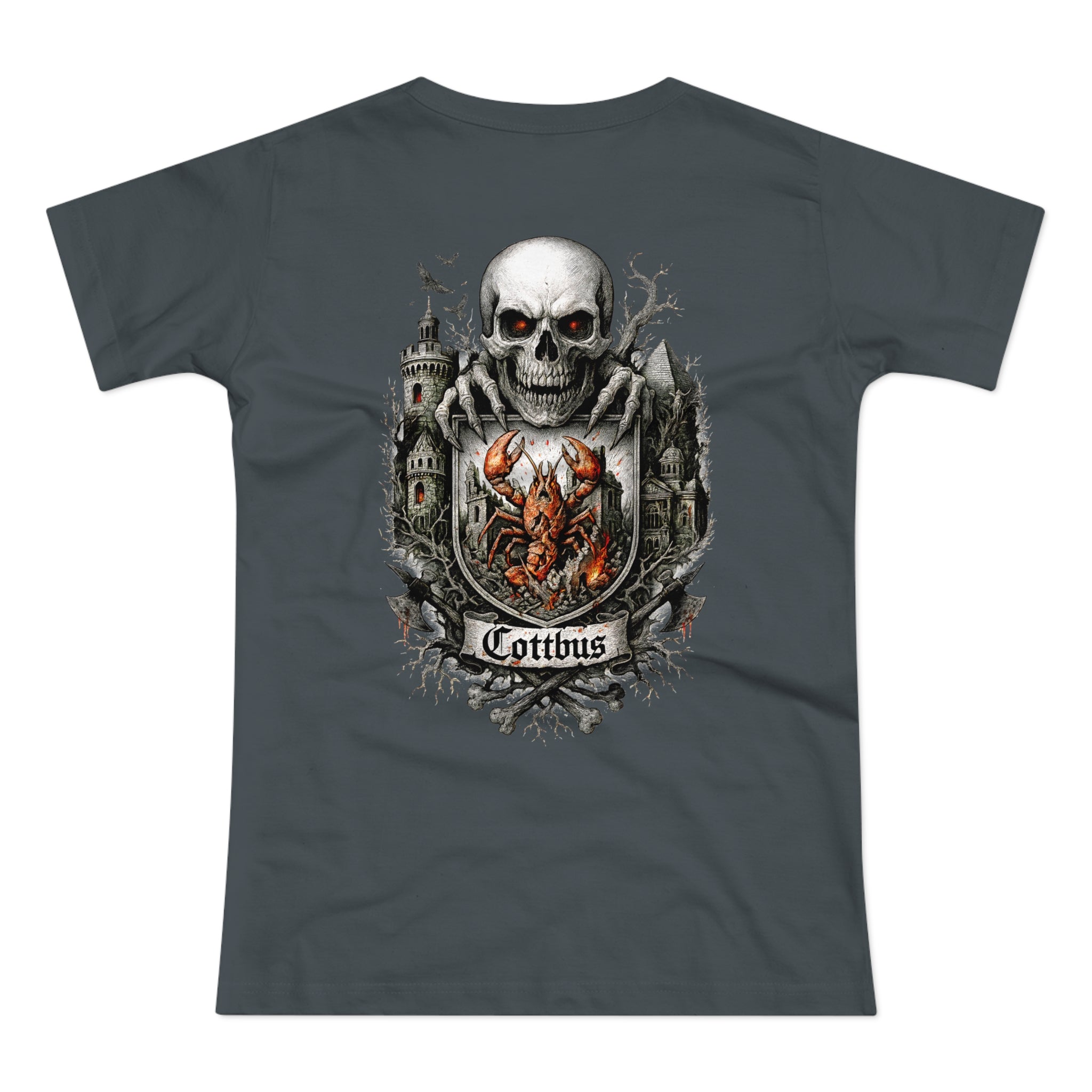 Cottbus: Front-/Backprint, Womens' T-Shirt **Grimwater-Edition**