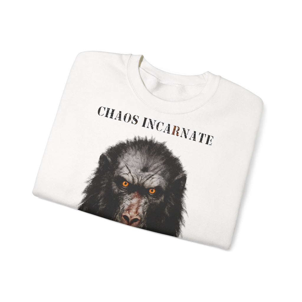 Pavian - Chaos Incarnate: Animals-Collection, Frontprint, Unisex Sweatshirt