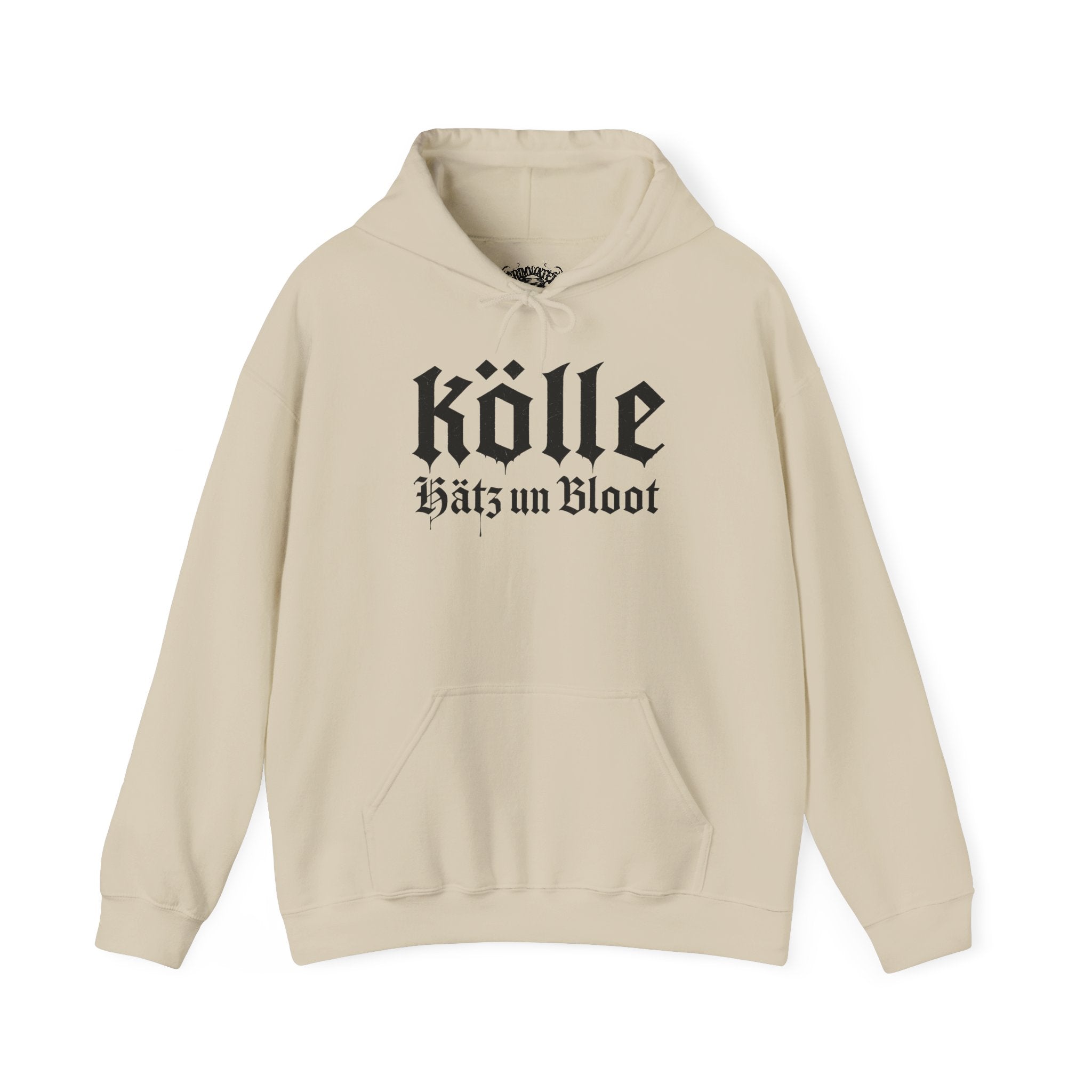 Köln - Hätz un Bloot: Front-/Backprint, Unisex Hoodie **Grimwater-Design**
