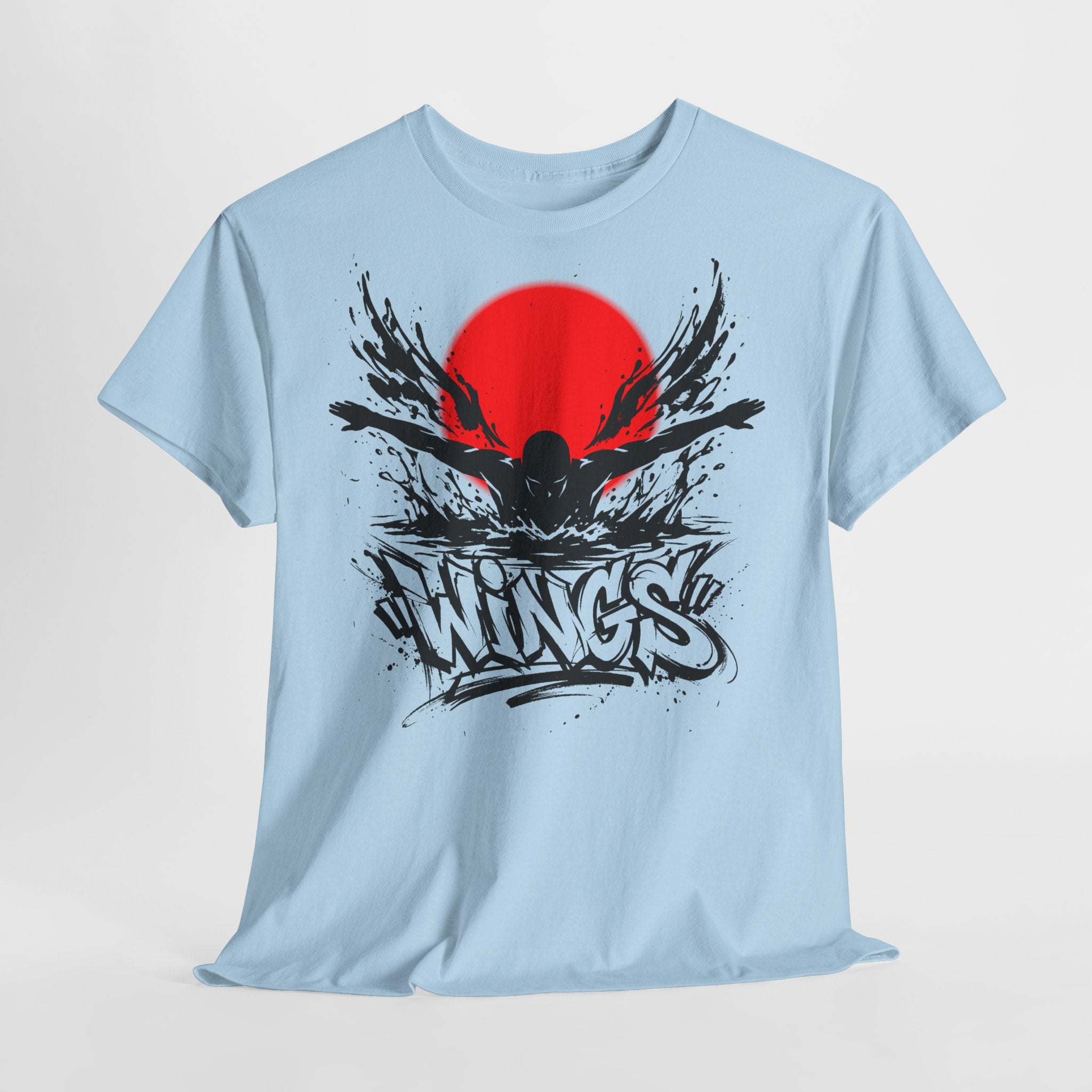 Schwimmen - WINGS (Delfin Schmetterling): Frontprint, Unisex T-Shirt