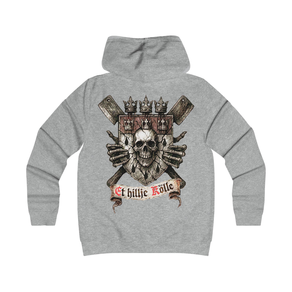 Köln - Hätz un Bloot: Front-/Backprint, Womens' Hoodie **Grimwater-Design**