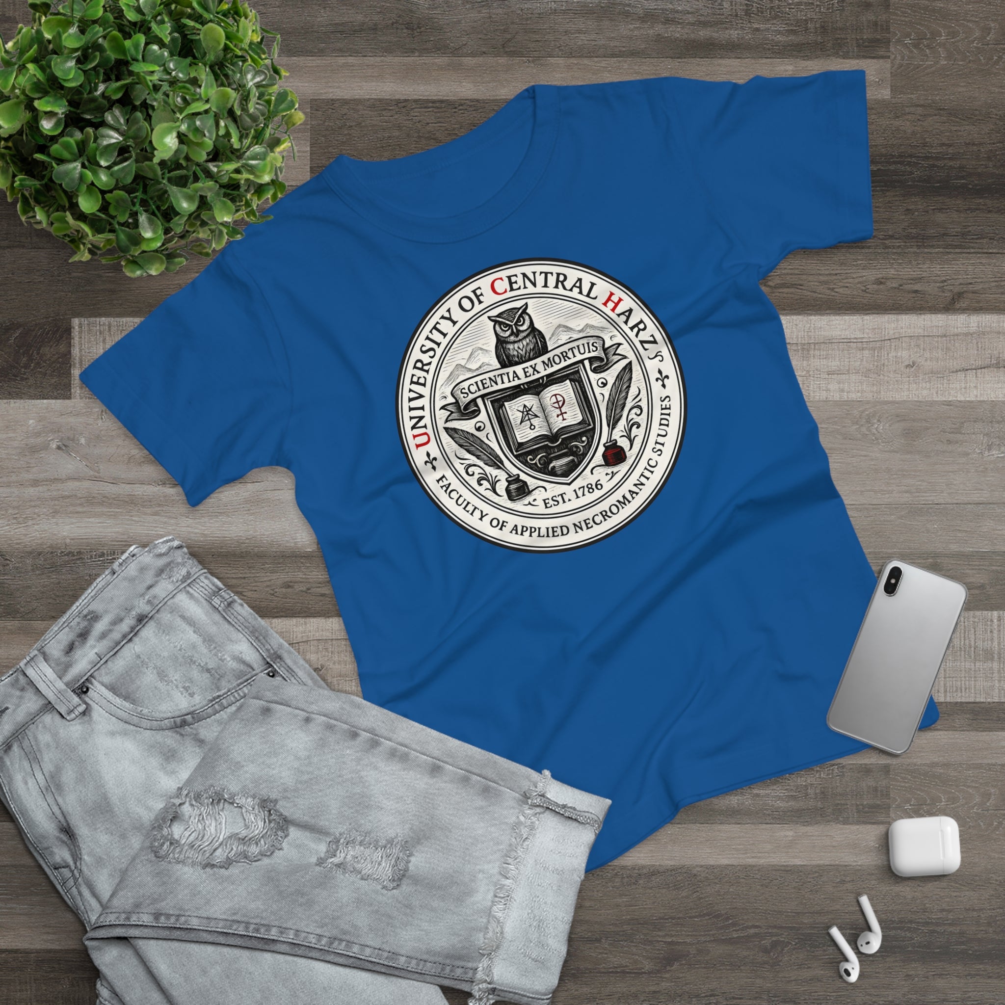 University of Central Hartz: Frontprint, Womens' T-Shirt **Grimwater-Edition**