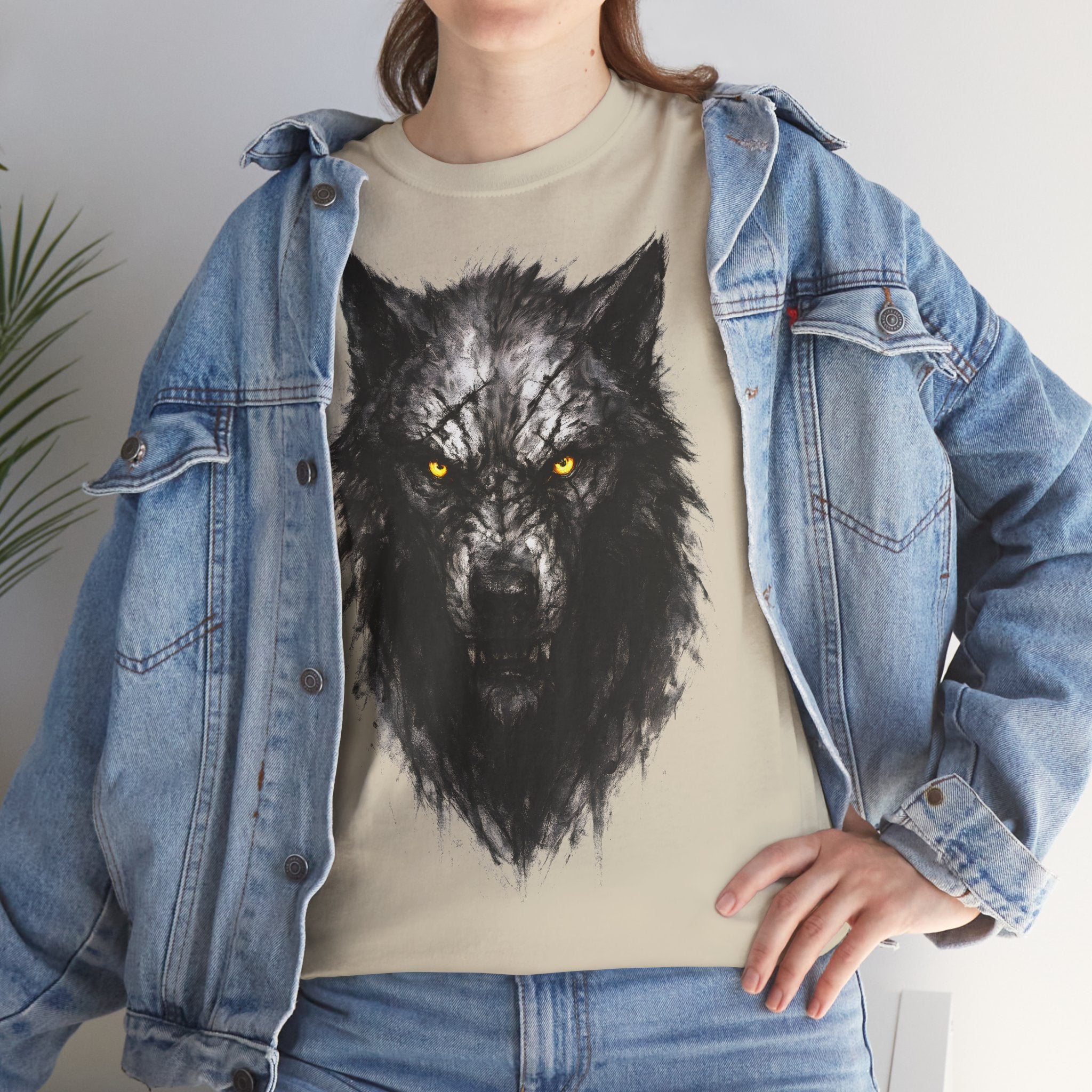 Wolf: Frontprint, Unisex T-Shirt - Animal-Collection
