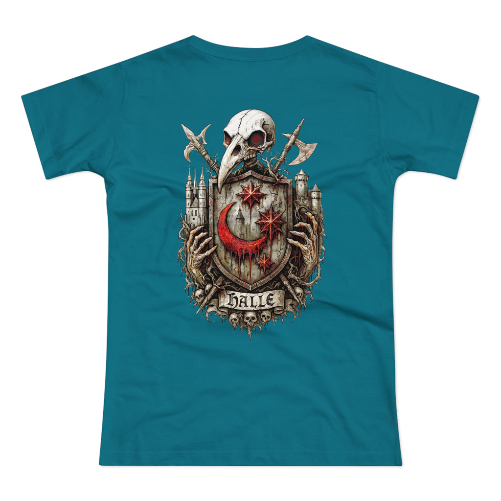 Halle: Front-/Backprint, Womens' T-Shirt **Grimwater-Edition**