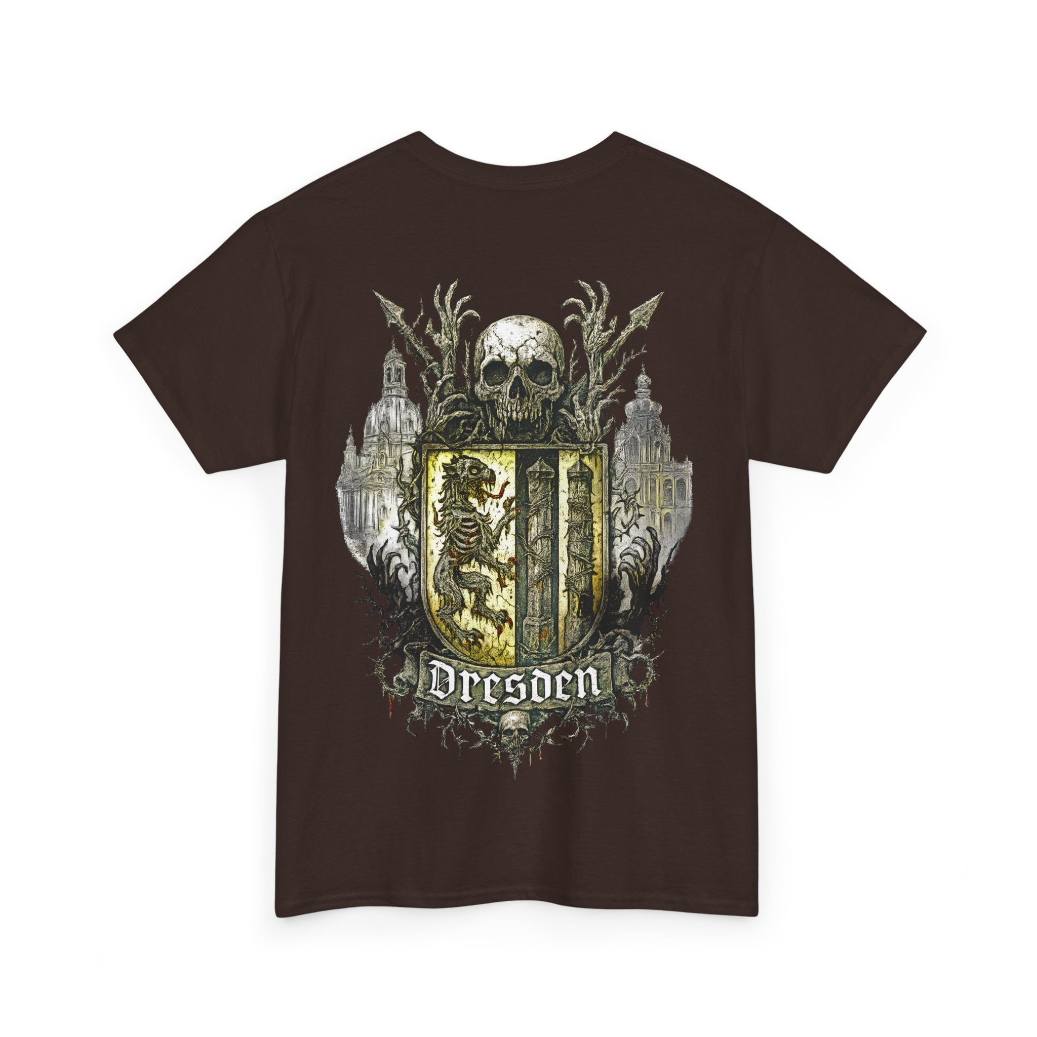 Dresden: Front-/Backprint, Unisex T-Shirt **Grimwater-Edition**
