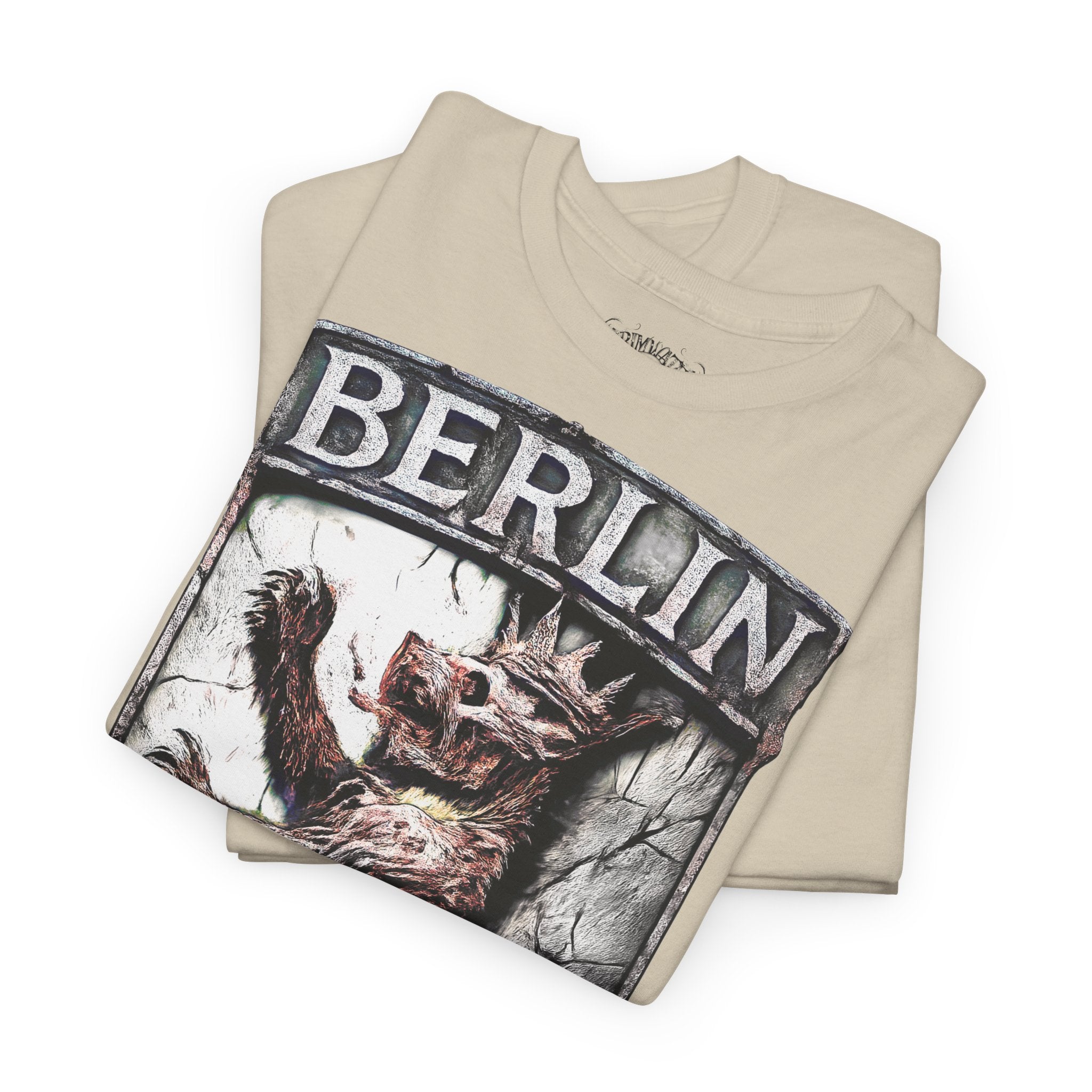 Berlin Bear - Semper Vigilans: Frontprint, Unisex T-Shirt **Grimwater-Edition**