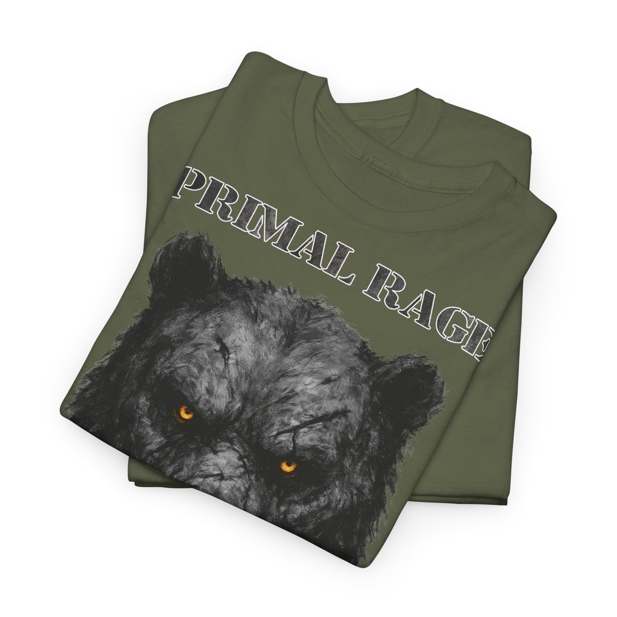 Bär - Primal Rage: Frontprint, Unisex T-Shirt - Animal-Collection