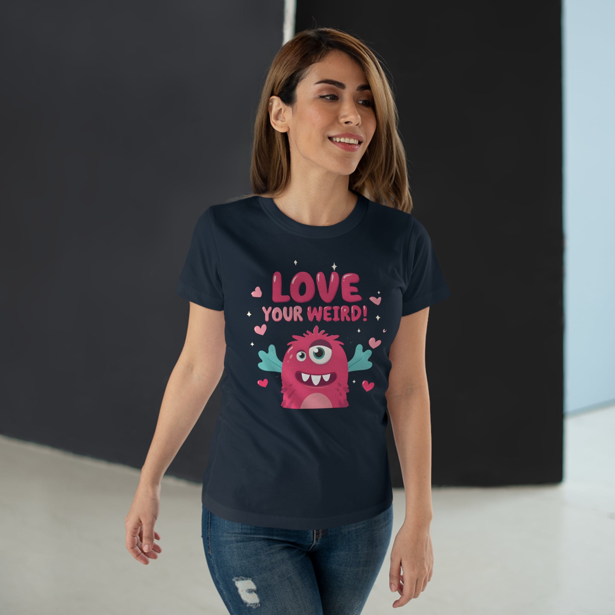 Love Your Weird, Frontprint, Womens' T-Shirt