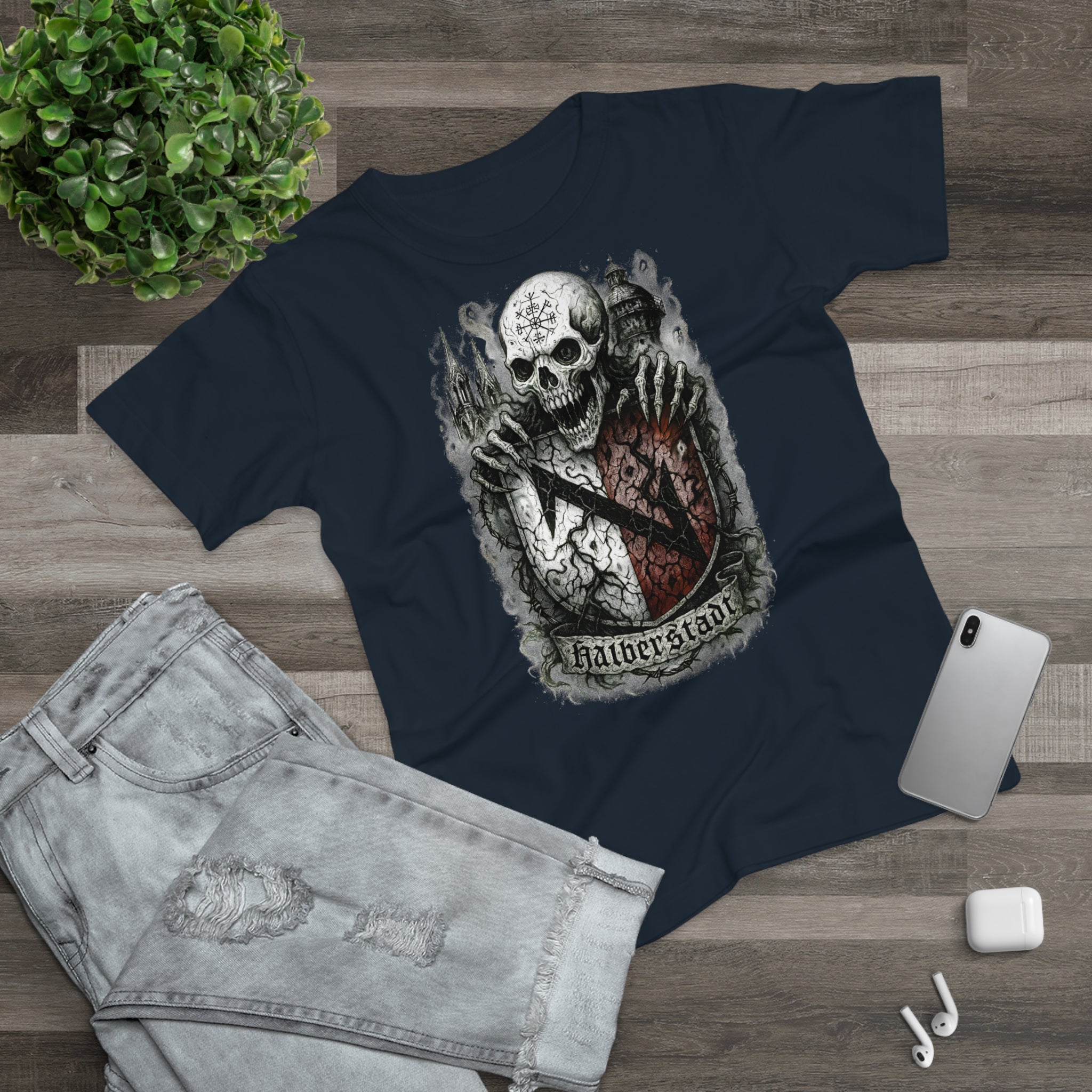 Halberstadt: Frontprint, Womens' T-Shirt **Grimwater-Edition**