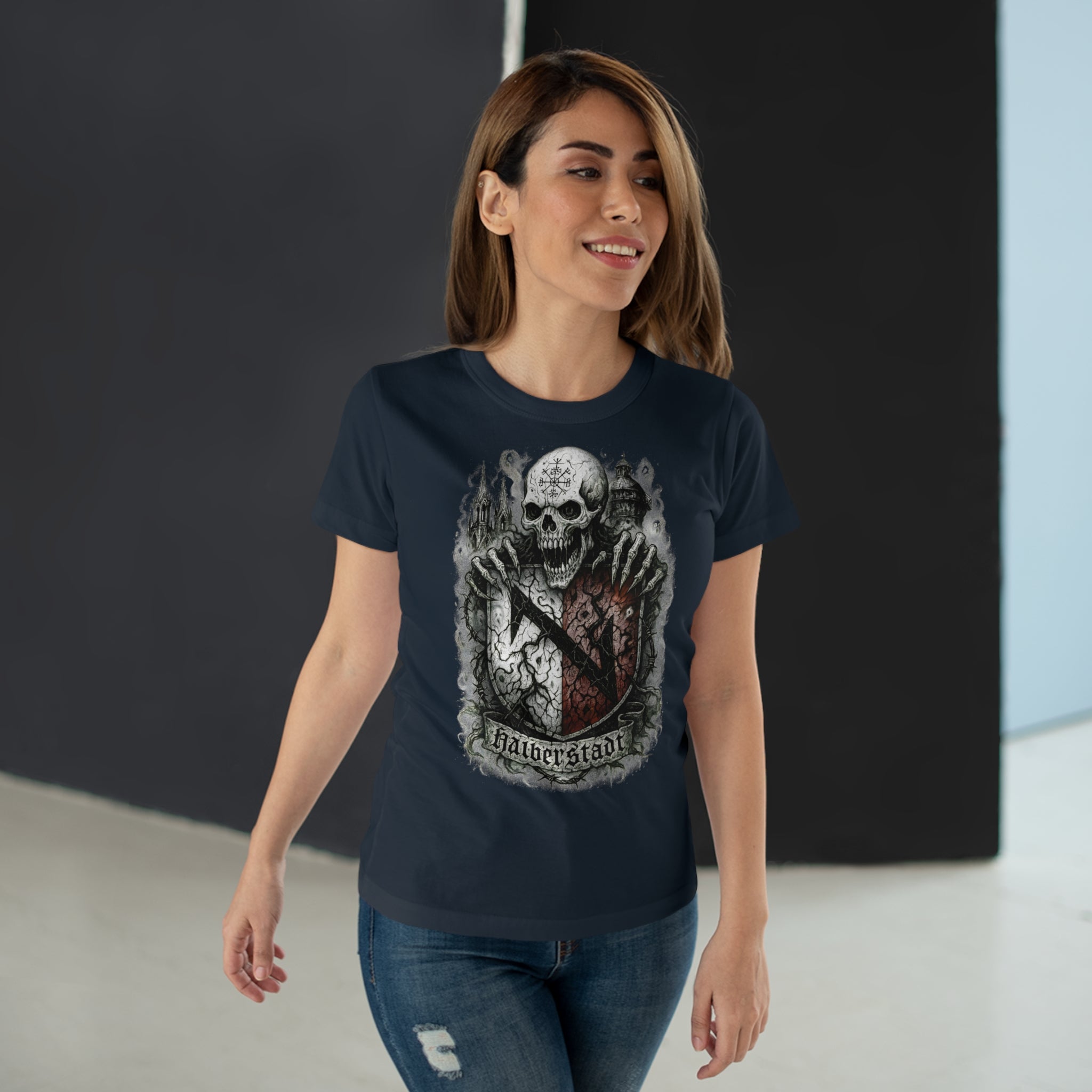 Halberstadt: Frontprint, Womens' T-Shirt **Grimwater-Edition**