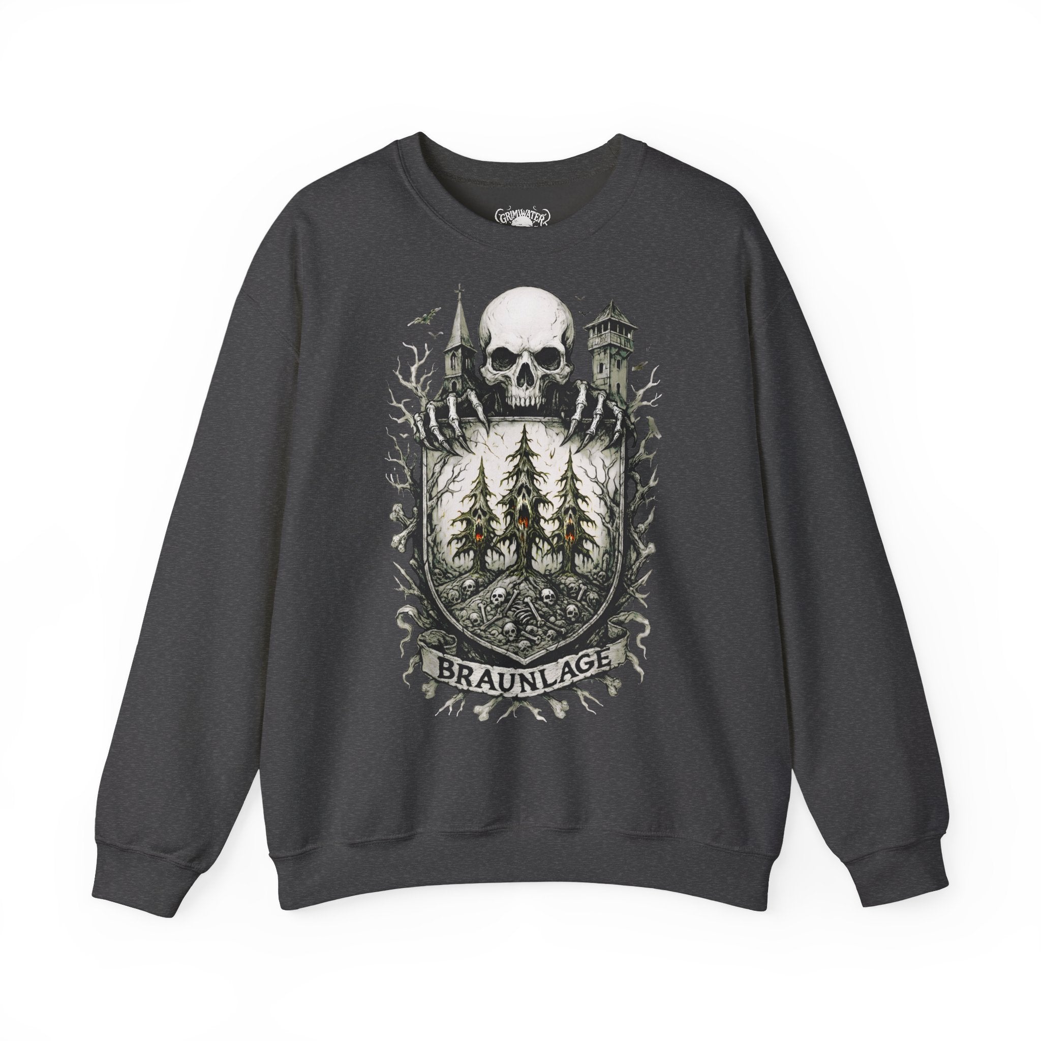 Braunlage: Harz-Collection, Frontprint, Unisex Sweatshirt **Grimwater-Edition**