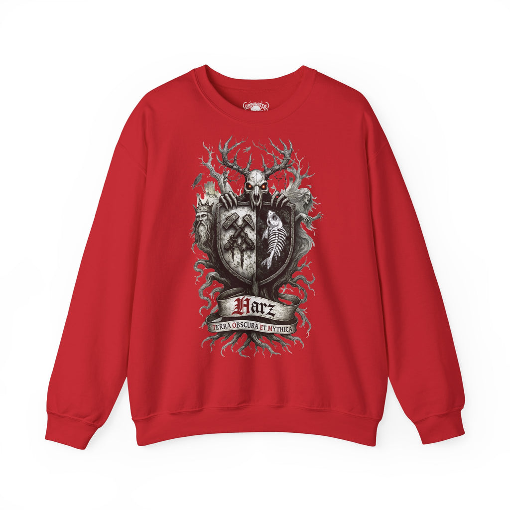 Der Harz: Harz-Collection, Frontprint, Unisex Sweatshirt **Grimwater-Edition**