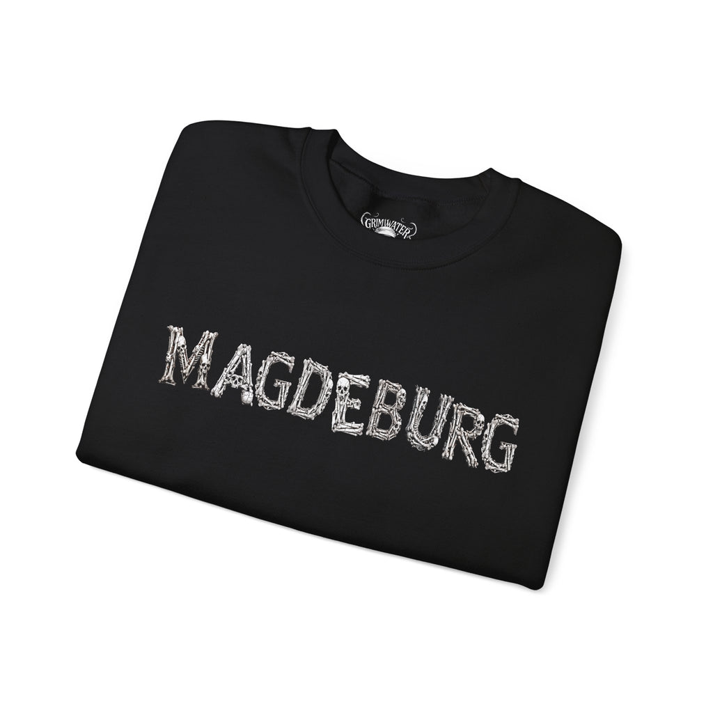 Magdeburg: Front-/Backprint, Unisex Sweatshirt **Grimwater-Edition**