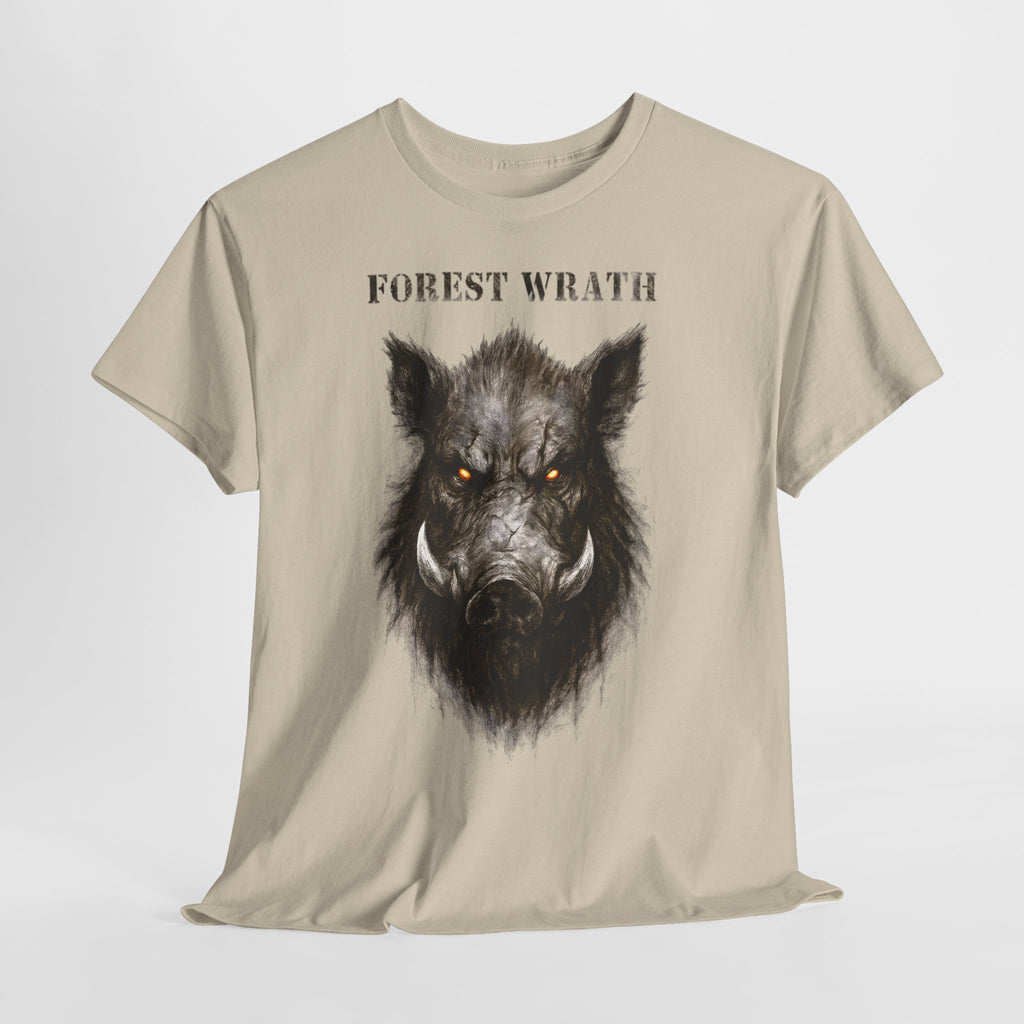 Keiler - Forest Wrath: Frontprint, Unisex T-Shirt - Animal-Collection