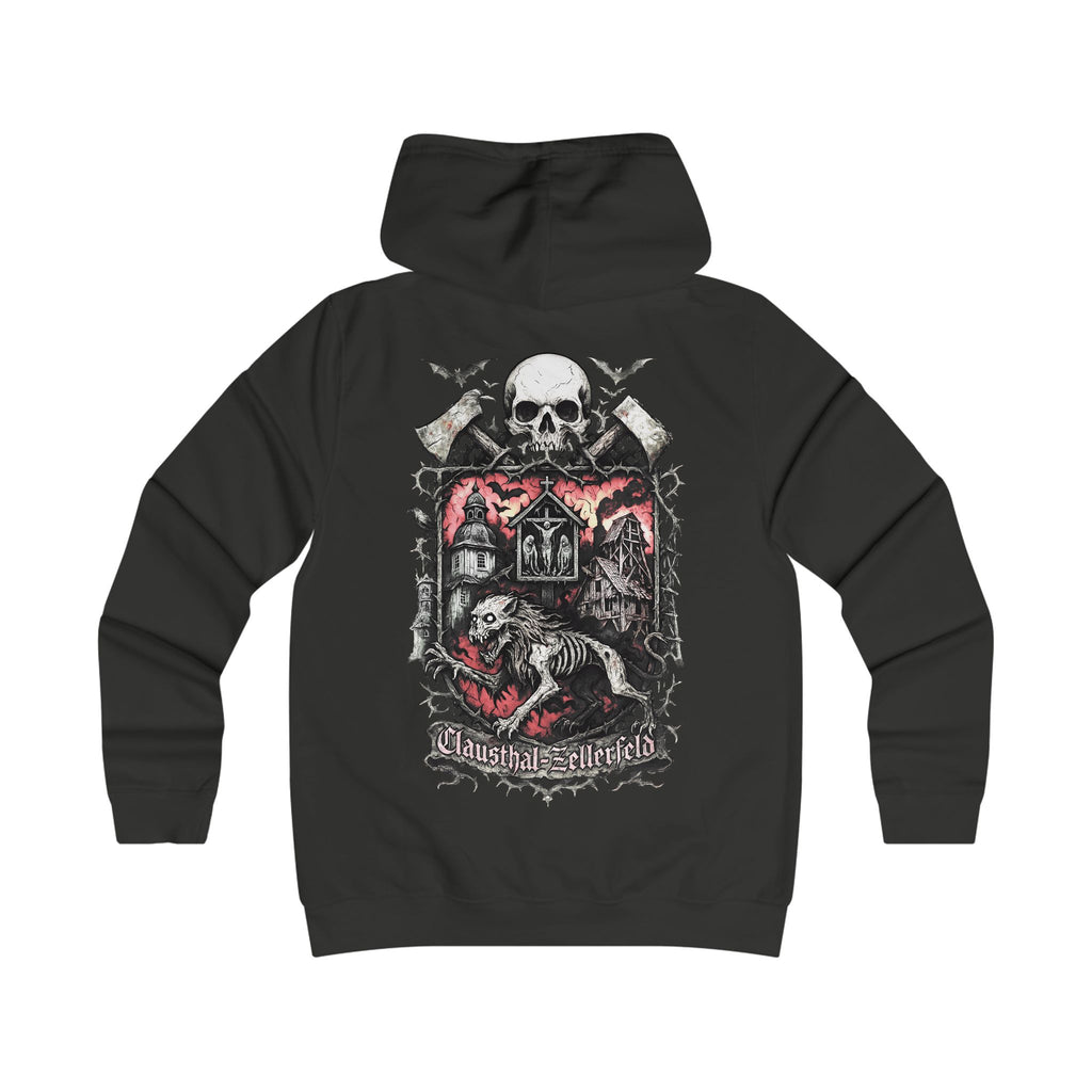 Clausthal-Zellerfeld: Front-/Backprint Womens' Hoodie **Grimwater-Edition**