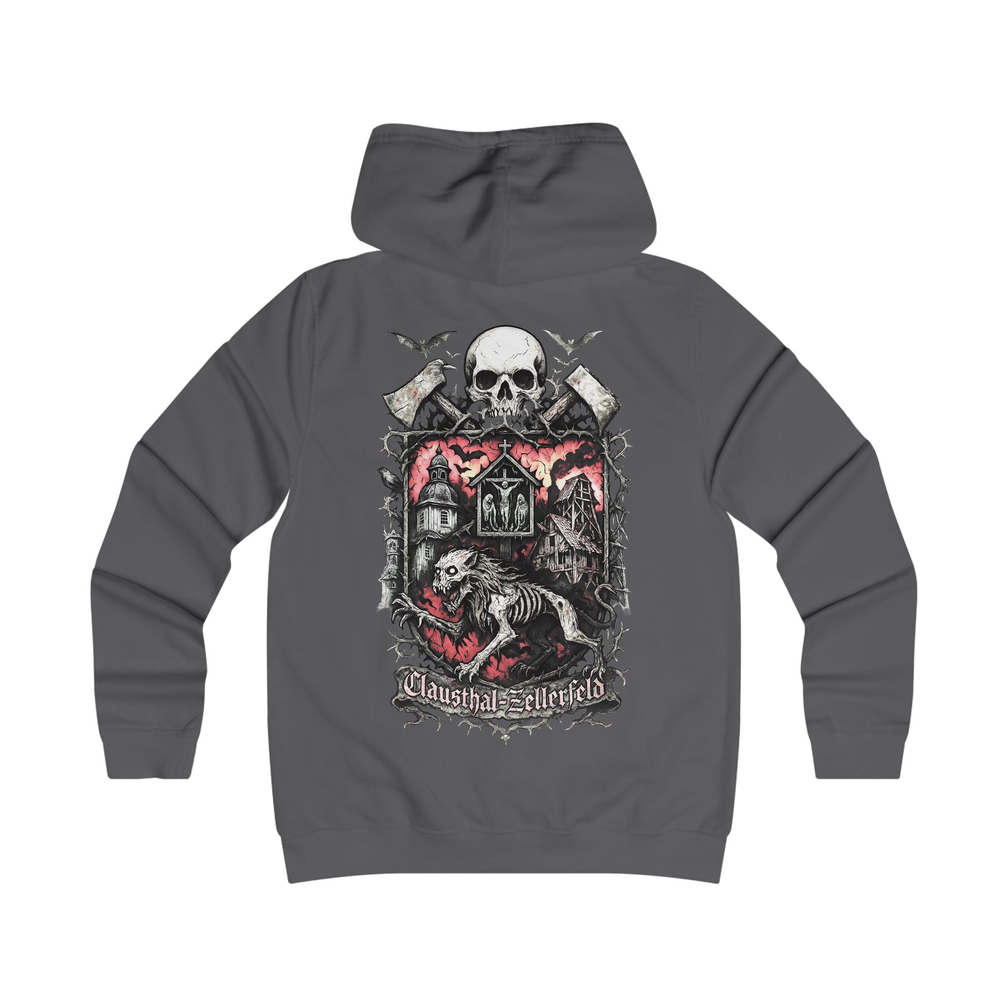 Clausthal-Zellerfeld: Front-/Backprint Womens' Hoodie **Grimwater-Edition**