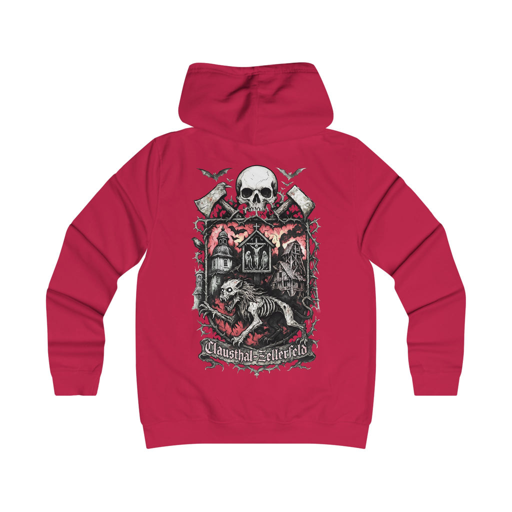 Clausthal-Zellerfeld: Front-/Backprint Womens' Hoodie **Grimwater-Edition**