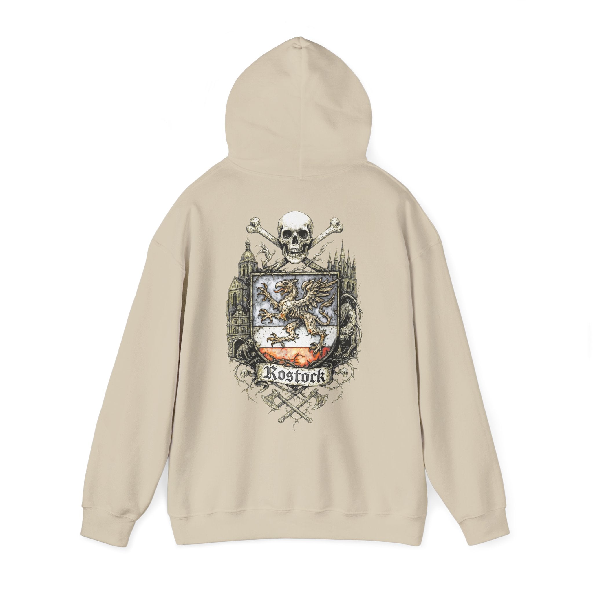 Rostock: Front-/Backprint, Unisex Hoodie **Grimwater-Edition**