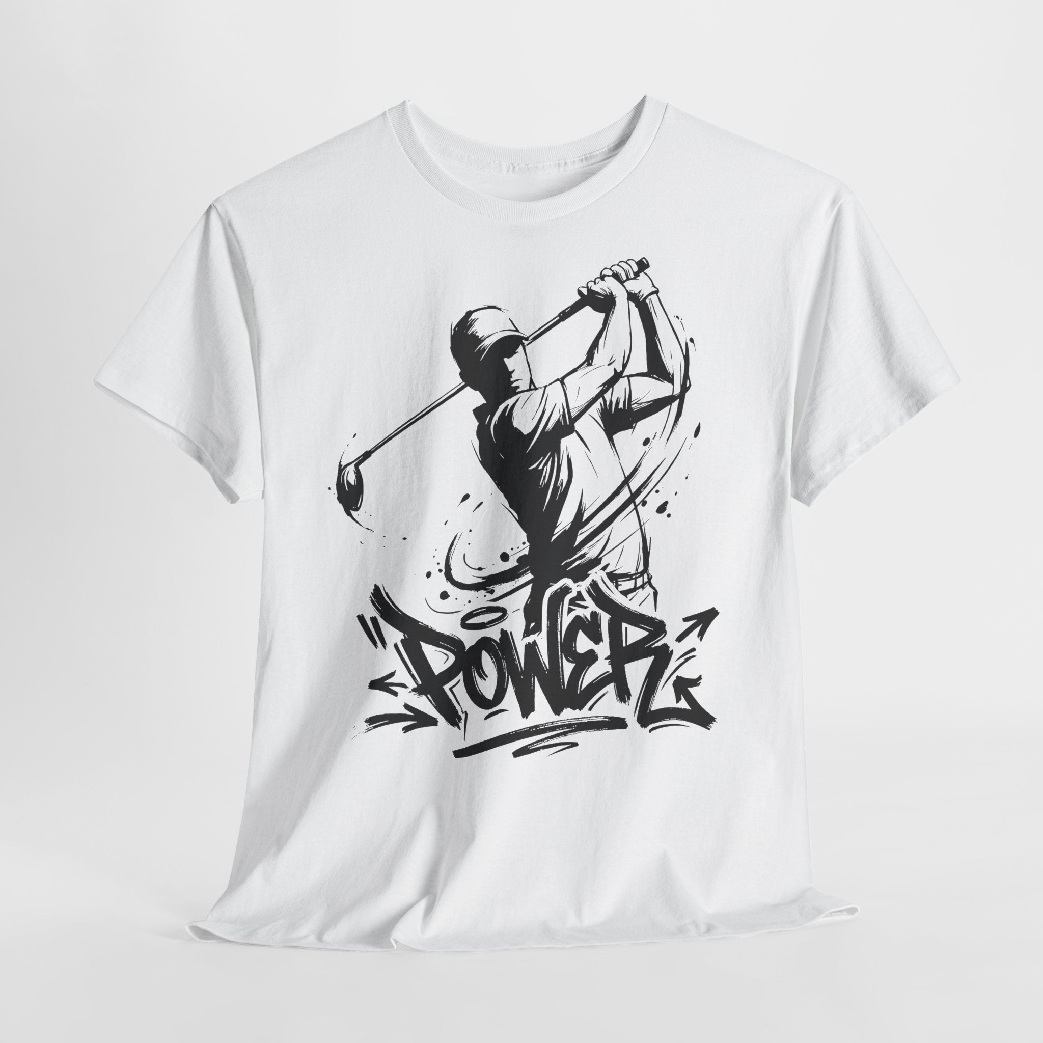 Golf - Power : Frontprint, Unisex T-Shirt