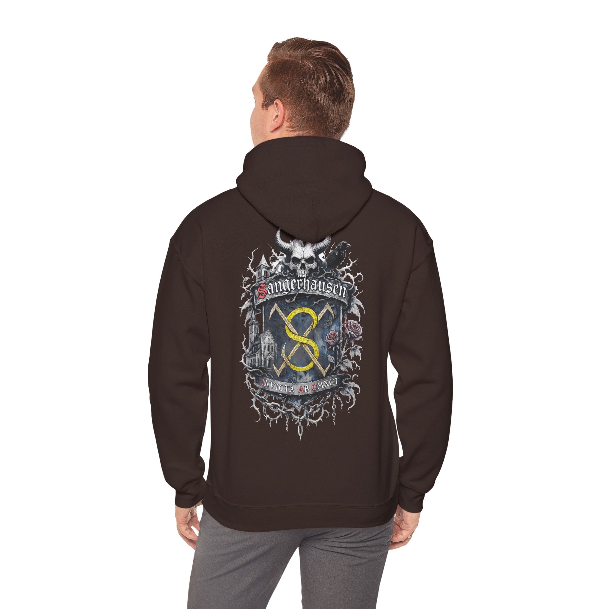 Sangershausen: Front-/Backprint Unisex Hoodie **Grimwater-Edition**