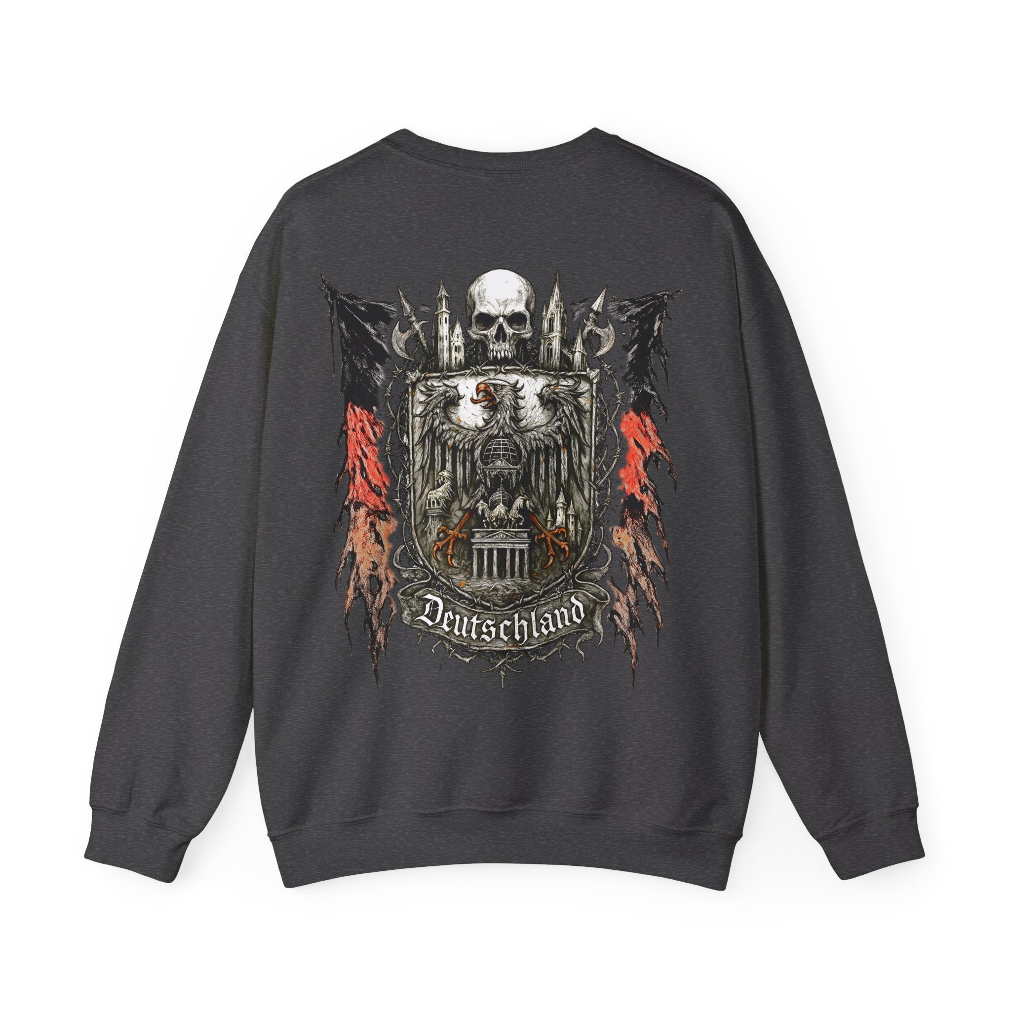 Deutschland: Front-/Backprint, Unisex Sweatshirt **Grimwater-Edition** (Germany)