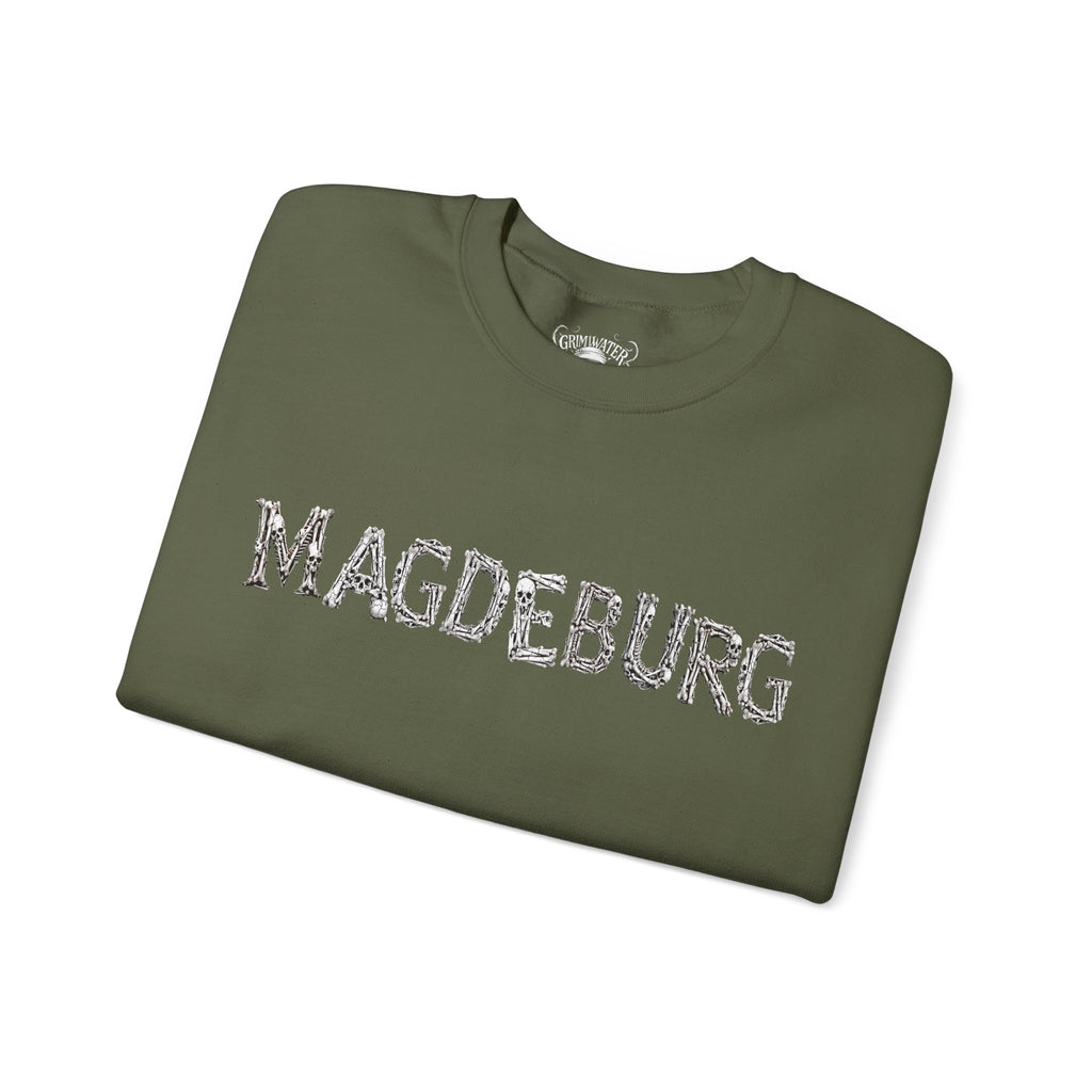 Magdeburg: Front-/Backprint, Unisex Sweatshirt **Grimwater-Edition**