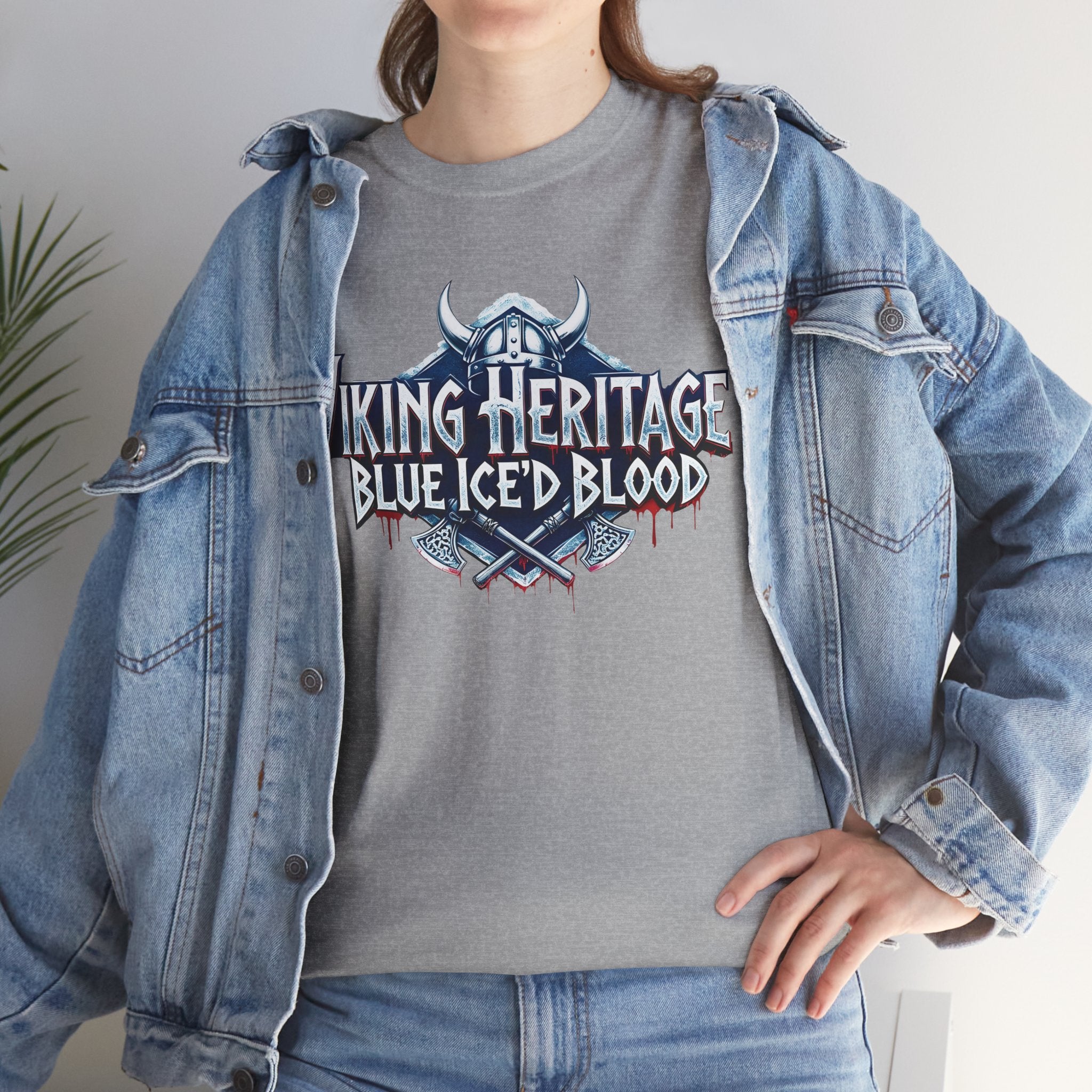 Viking Heritage T-Shirt, Unisex Cotton Tee, Gift for Norse Mythology Fans, Casual Wear, Viking Inspired Apparel