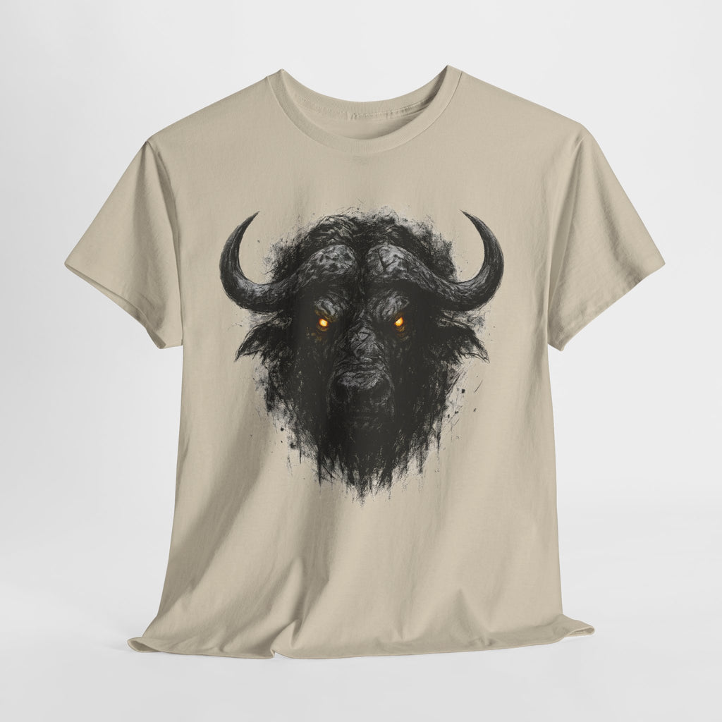 Büffel: Frontprint, Unisex T-Shirt - Animal-Collection