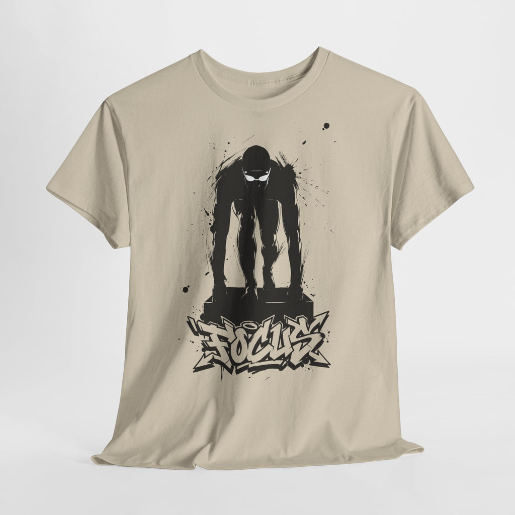 Schwimmen - FOCUS : Frontprint, Unisex T-Shirt
