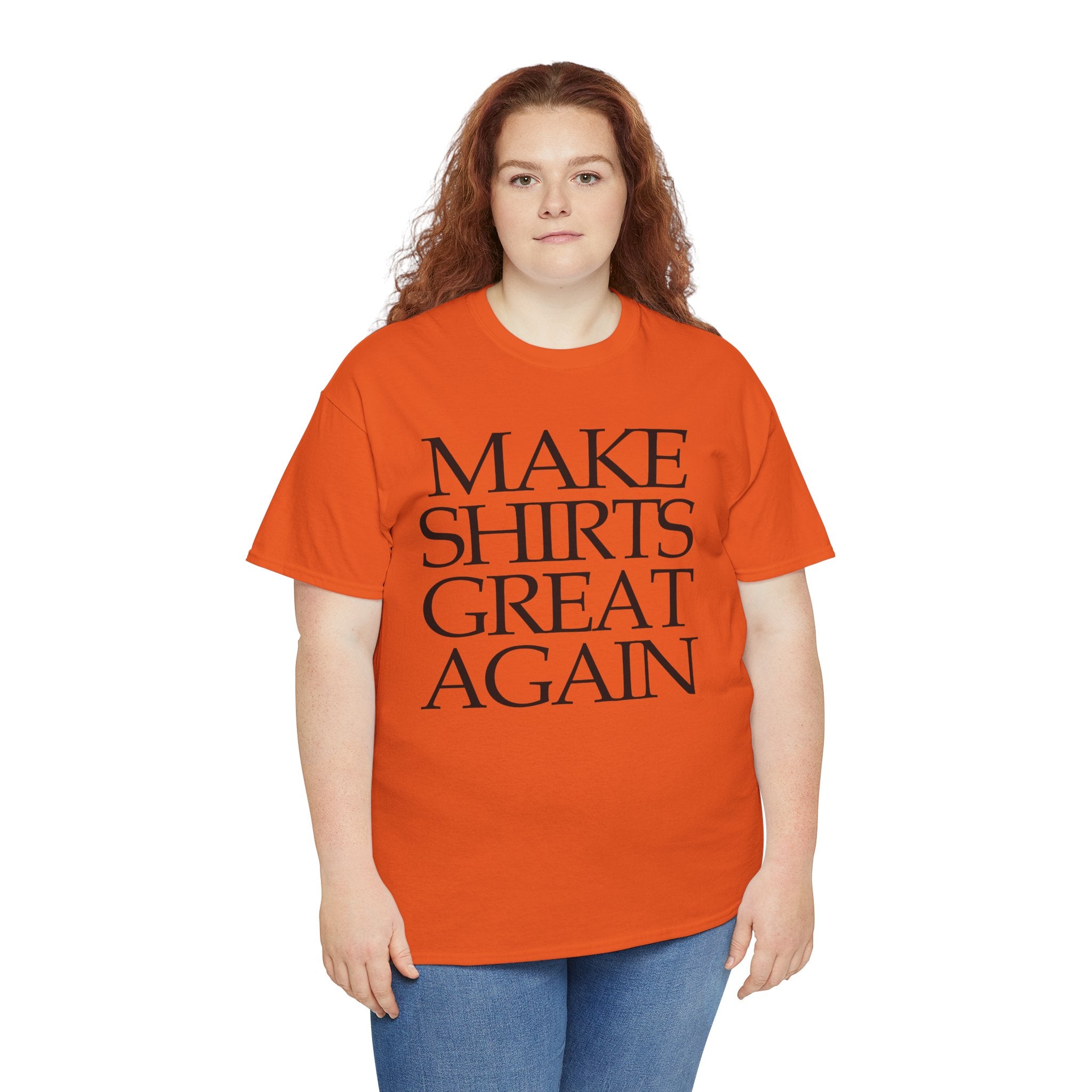 Supersize Shirts - Make Shirts Great Again, Gift for Dad, Funny Shirt, Statement Tee, Comfortable Wear