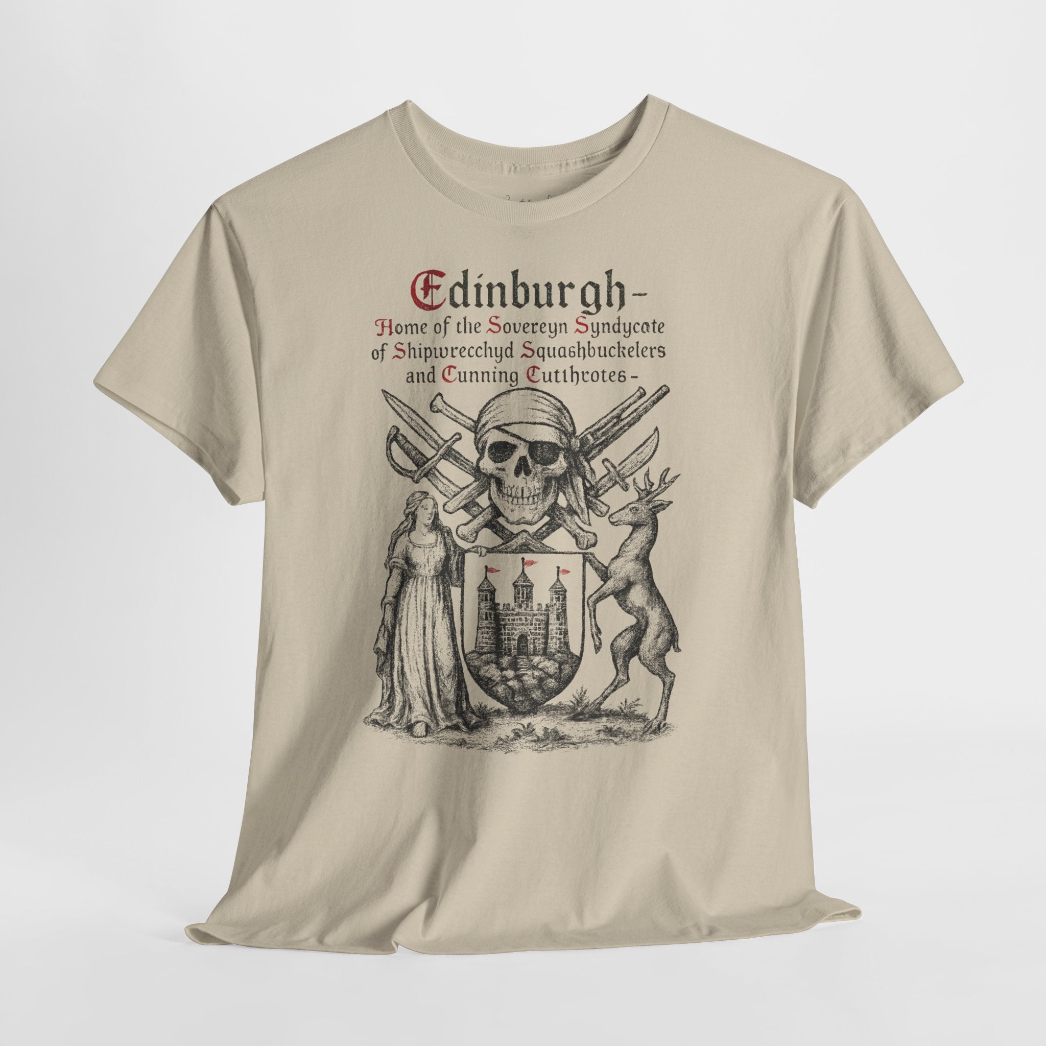 Edinburgh: Frontprint, Unisex T-Shirt **Grimwater-Edition**