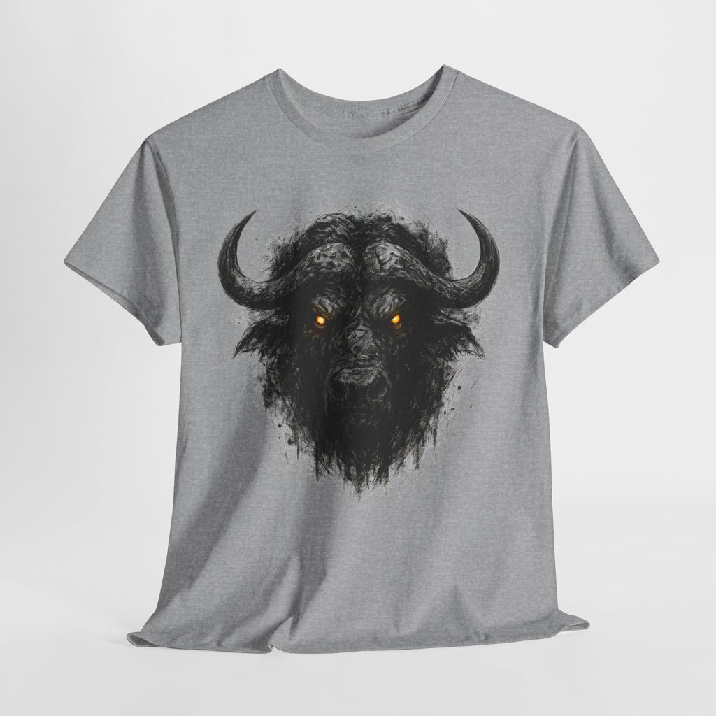 Büffel: Frontprint, Unisex T-Shirt - Animal-Collection