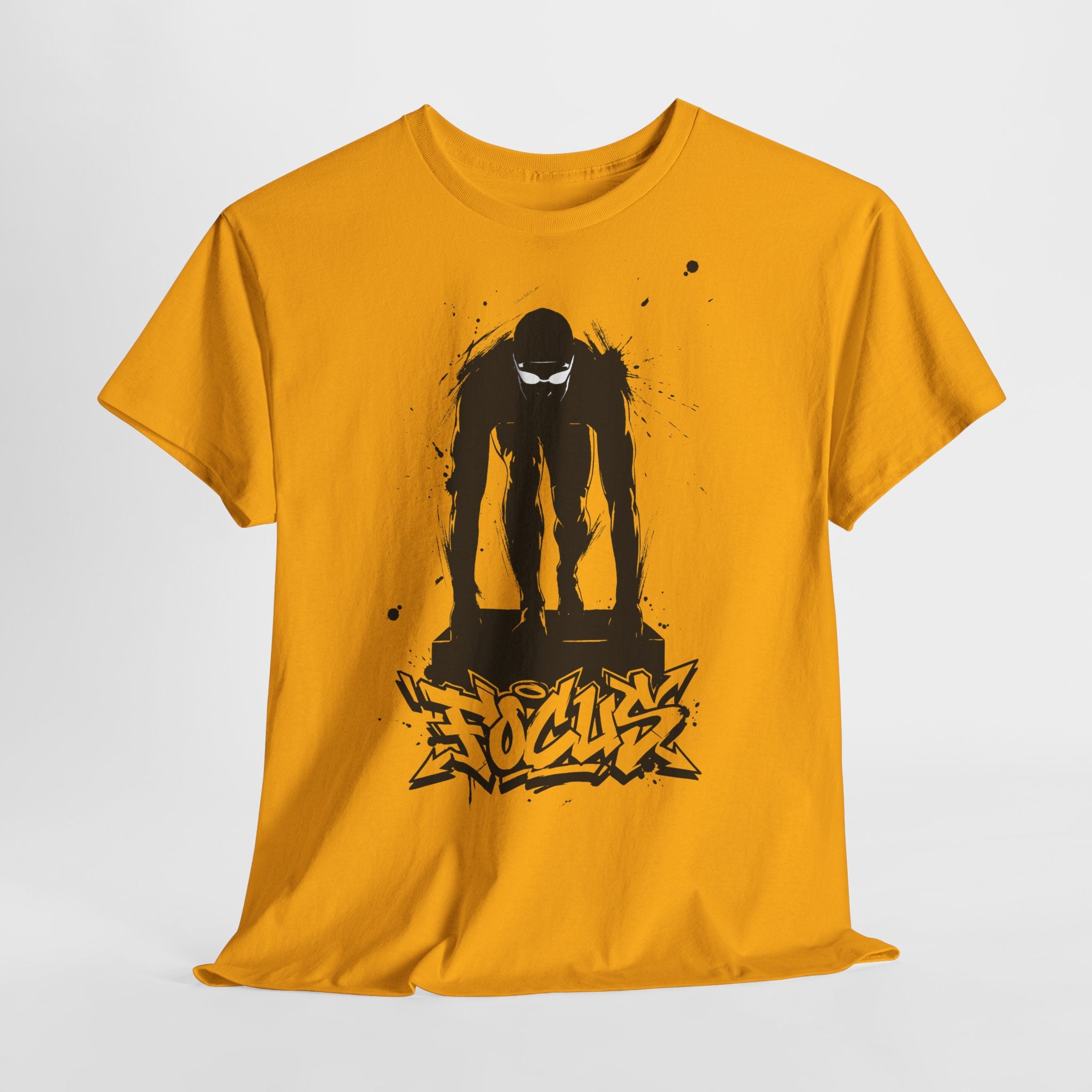 Schwimmen - FOCUS : Frontprint, Unisex T-Shirt